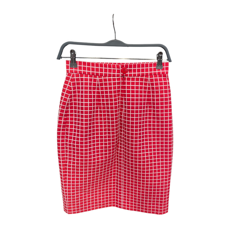 GIVENCHY/Skirt/38/Plaid/Cotton/RED/GIVENCHY-Plaid-Red-Skirt