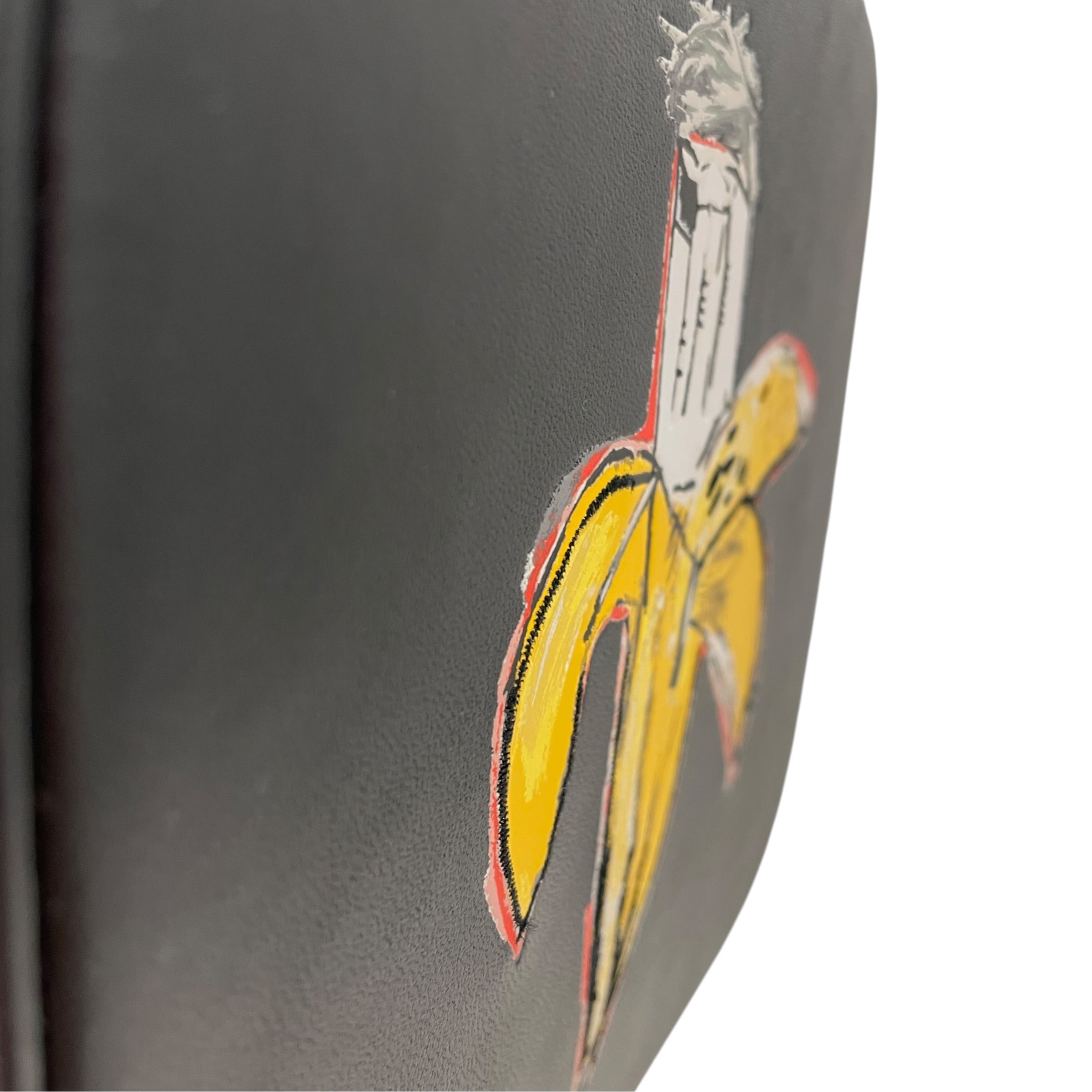 COACH/Hand Bag/Graphic/Leather/BLK/Banana view 6