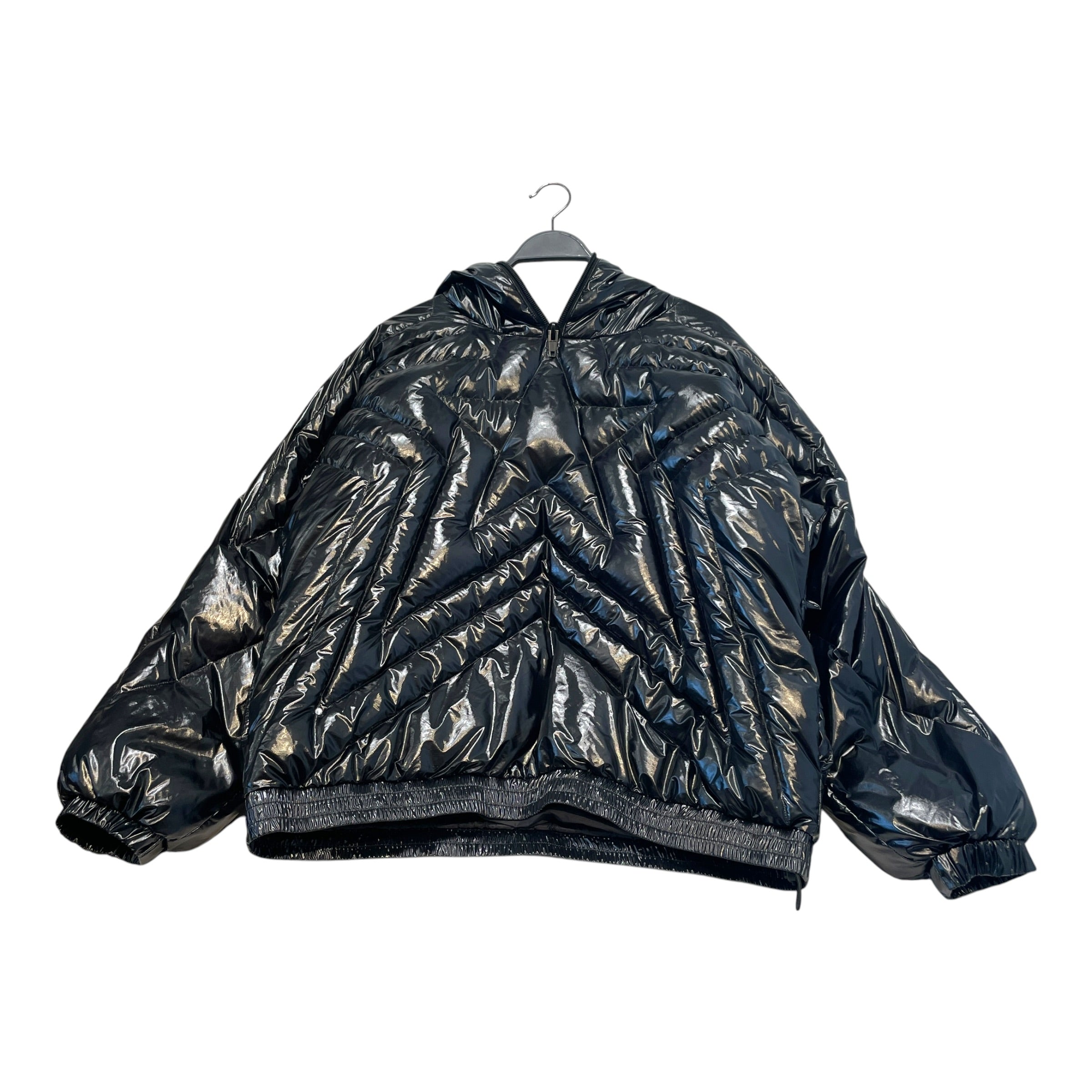BAD SON/Puffer Jkt/XL/Nylon/BLK/Graphic/Black Star Puffer Jacket view 1