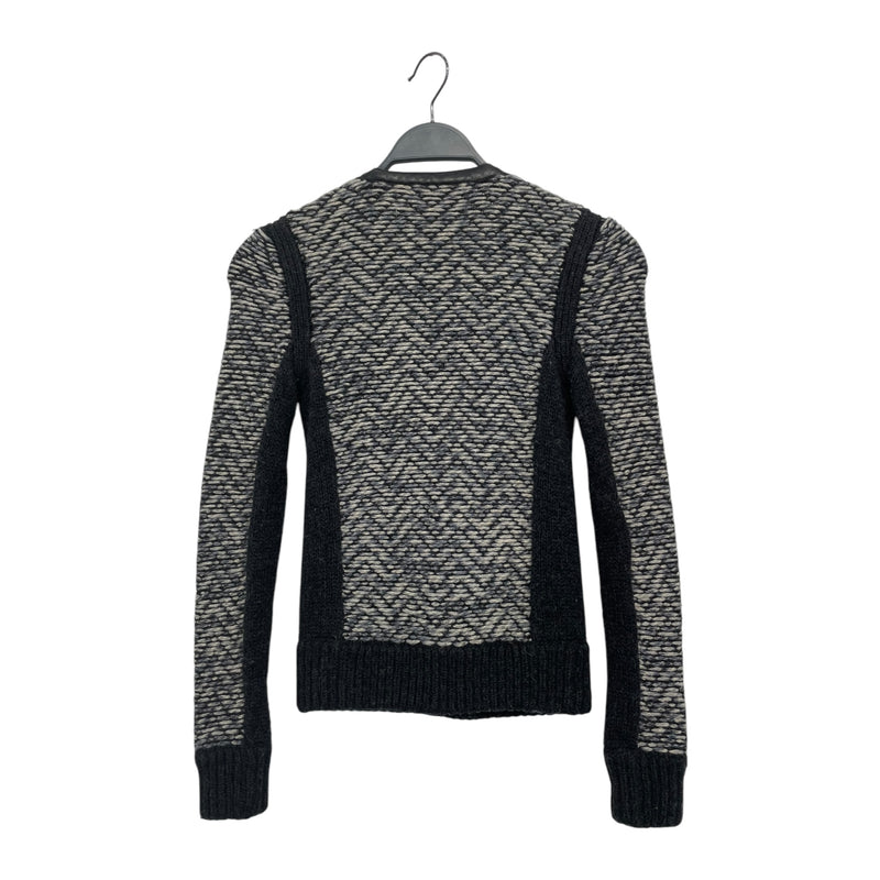 rag & bone/Jacket/XS/Wool/BLK/side zipper wool biker jkt