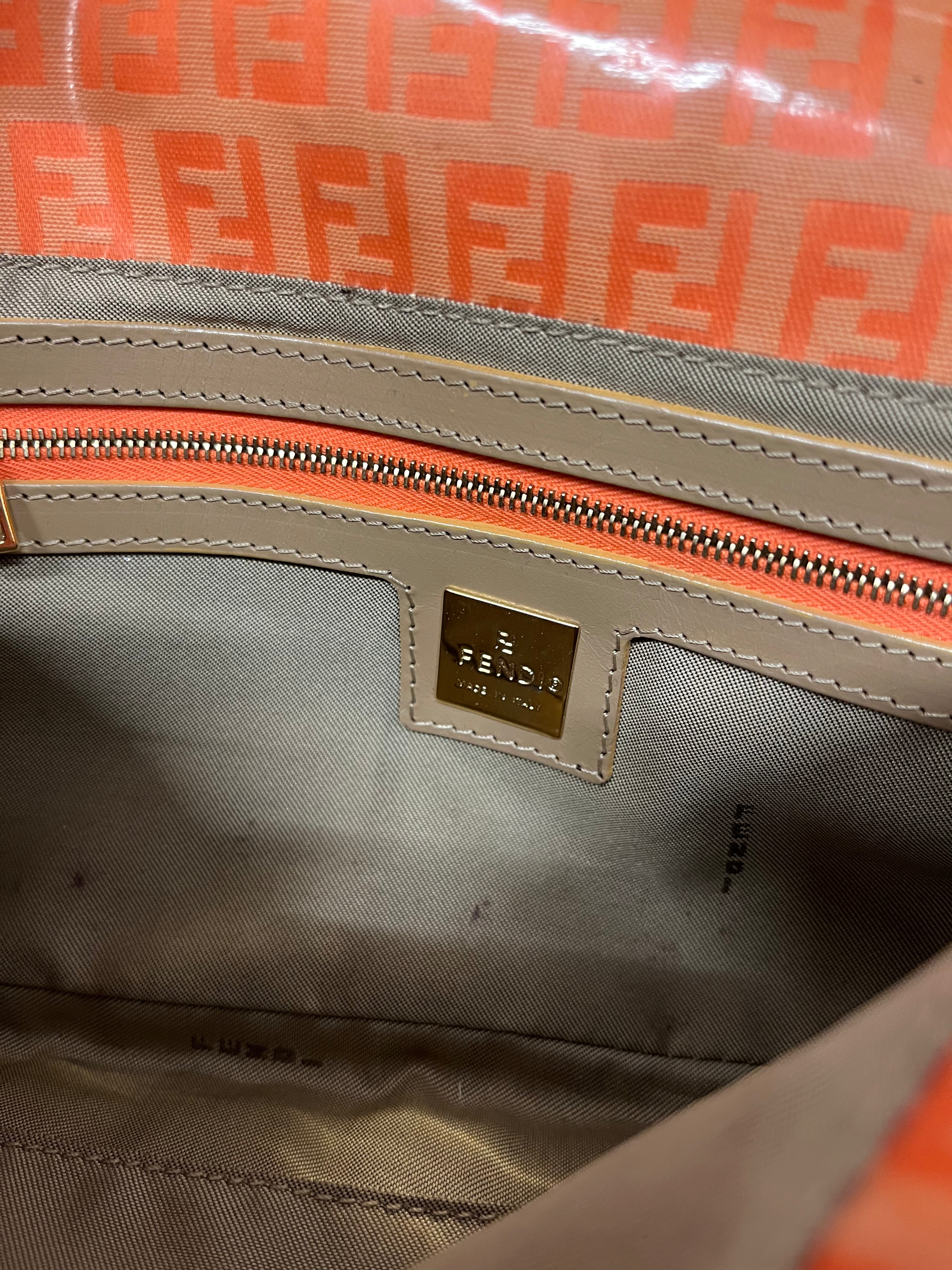 FENDI/Hand Bag/Monogram/Nylon/ORN/BAGUETTE CLOTH HANDBAG PVC view 4