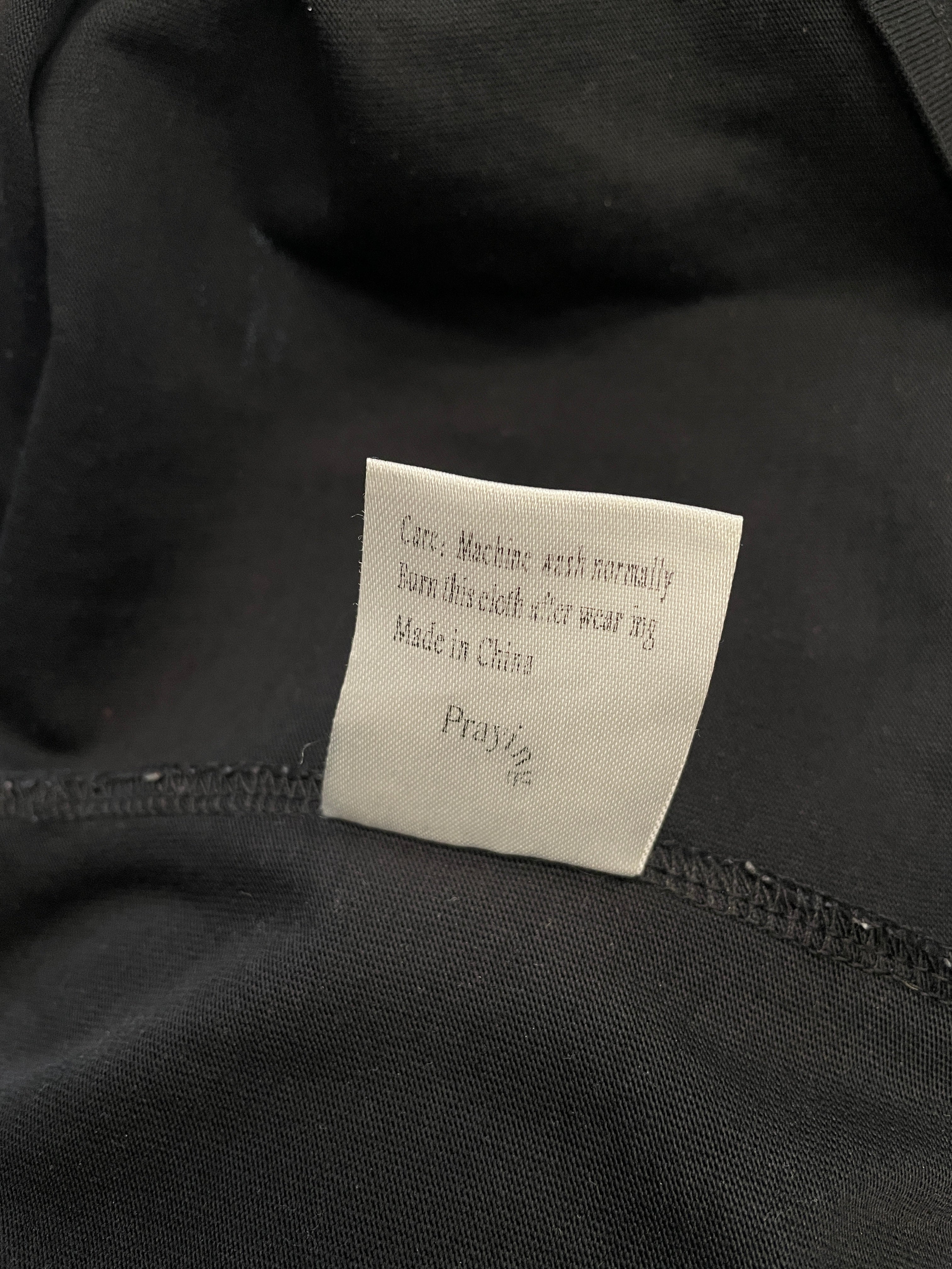 Praying/T-Shirt/S/Cotton/BLK/Graphic/protected witness view 5
