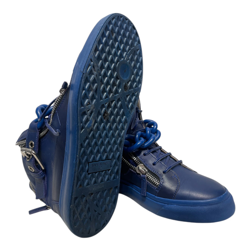 Giuseppe Zanotti/Hi-Sneakers/EU 42/Leather/BLU/