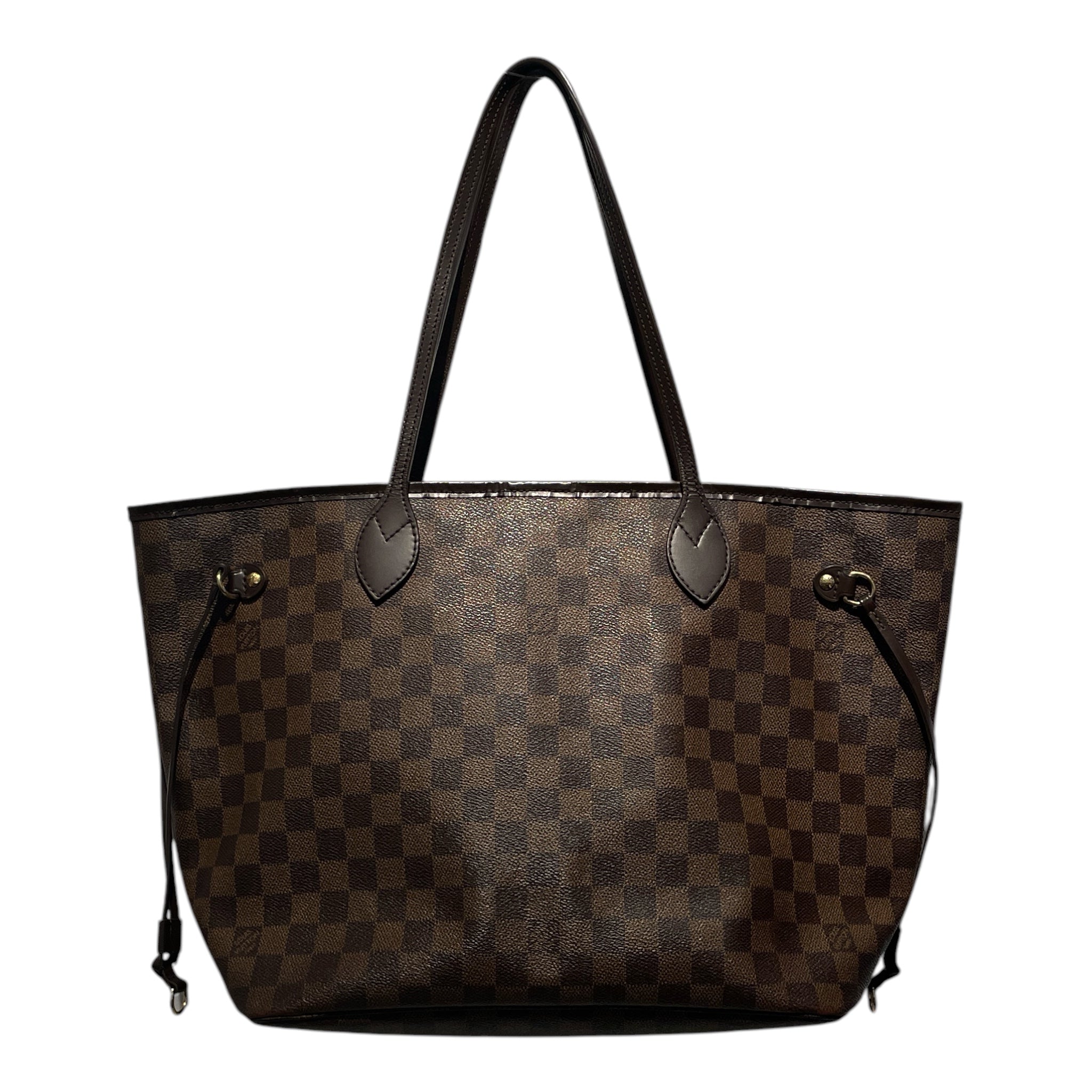 LOUIS VUITTON/Tote Bag/Plaid/Leather/BRW/Nerverfull view 2