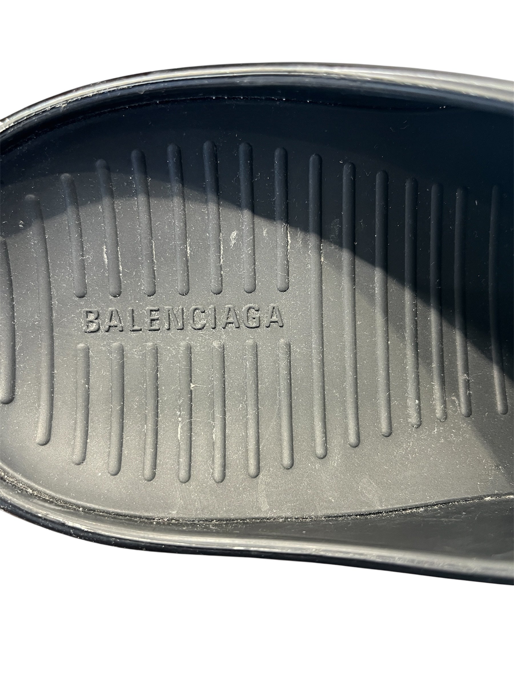 BALENCIAGA/Shoes/EU 41/BLK/BLACK RUBBER TECHNO CLOGS view 3