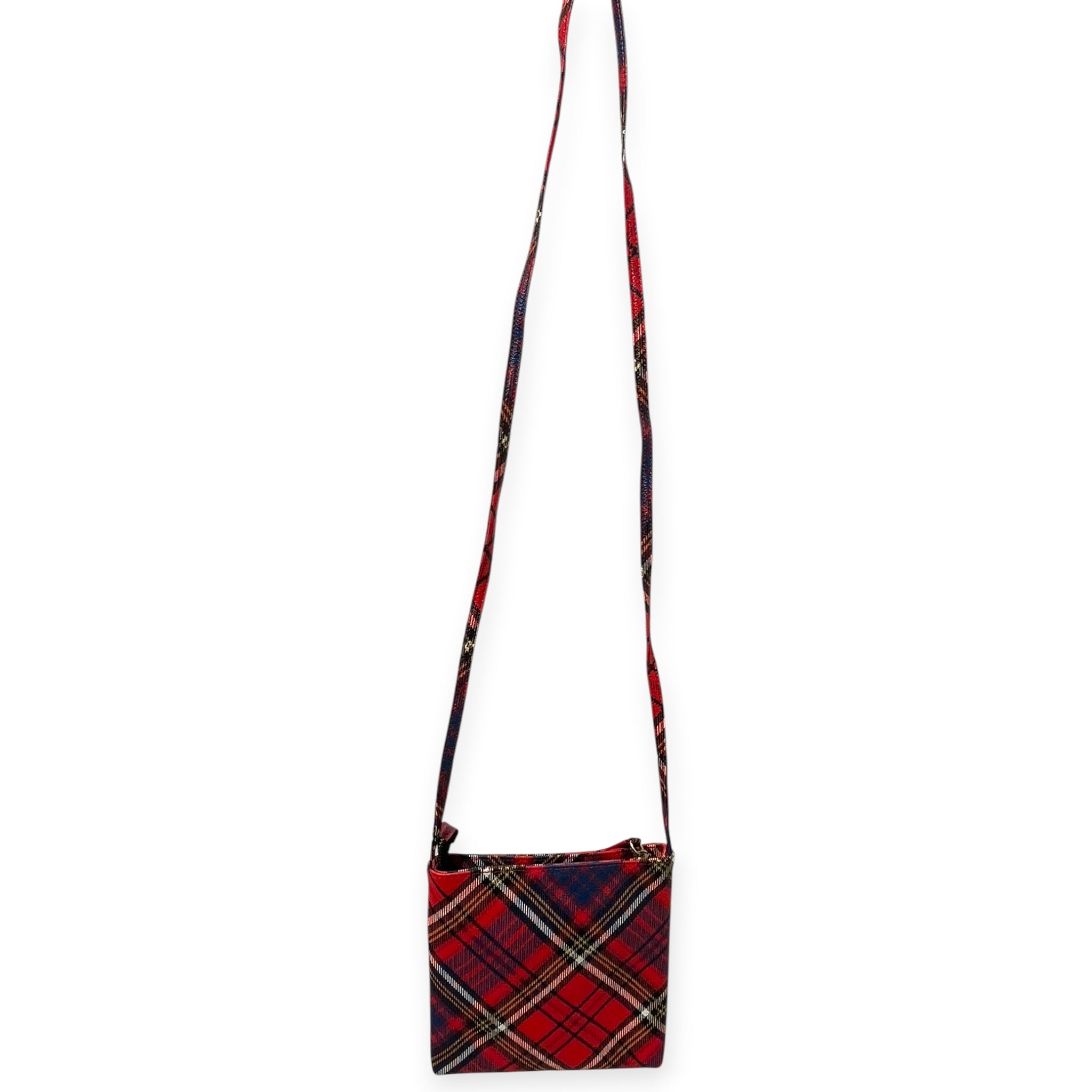 Vivienne Westwood/Cross Body Bag/Plaid/Leather/RED/PLAID MESSENGER CROSSBODY view 2