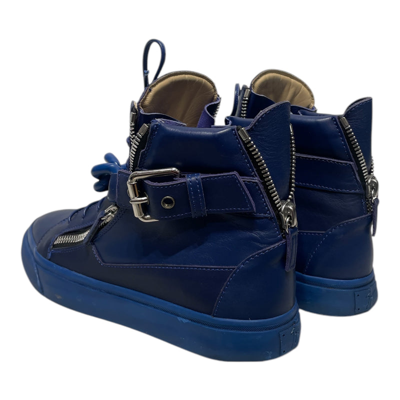 Giuseppe Zanotti/Hi-Sneakers/EU 42/Leather/BLU/