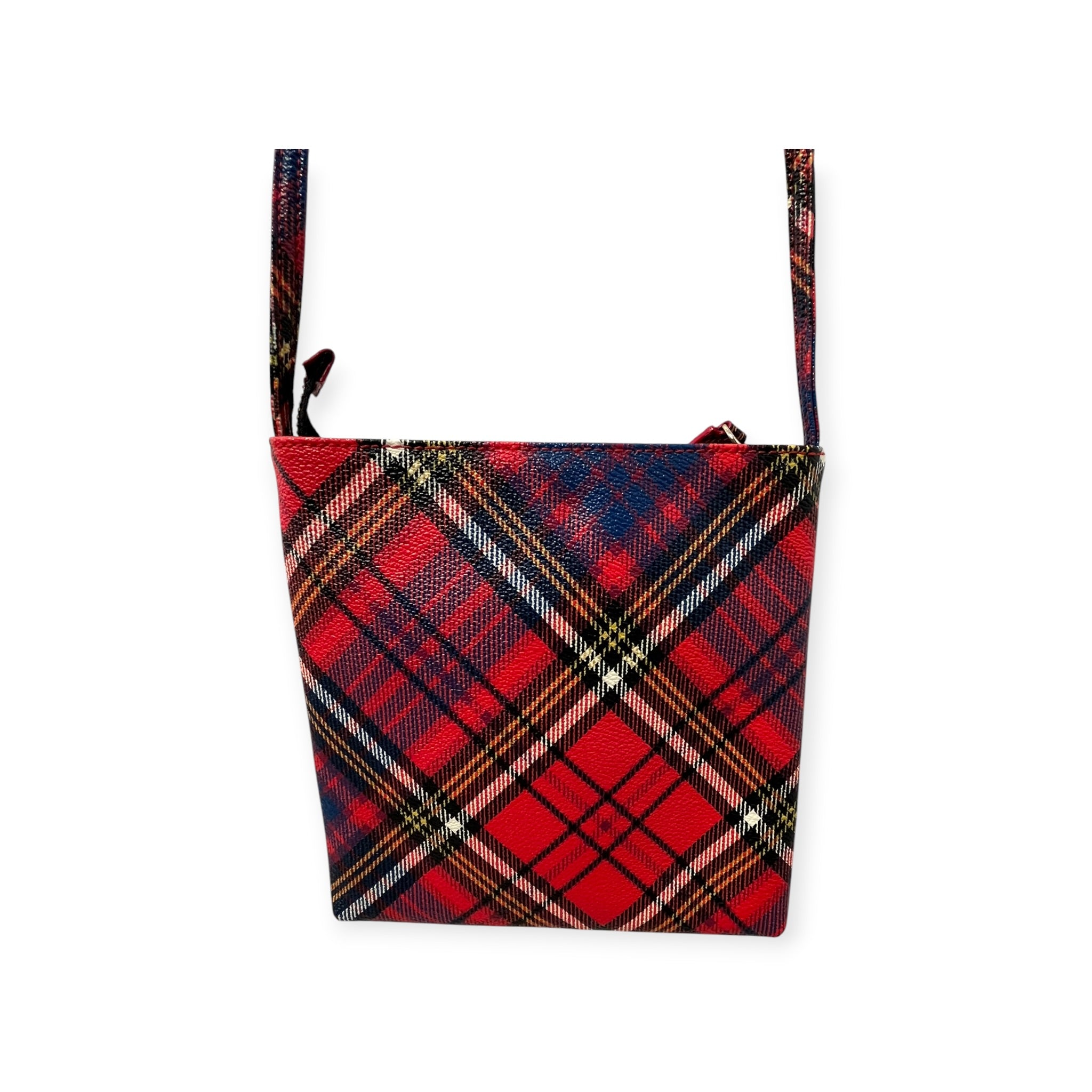 Vivienne Westwood/Cross Body Bag/Plaid/Leather/RED/PLAID MESSENGER CROSSBODY view 4