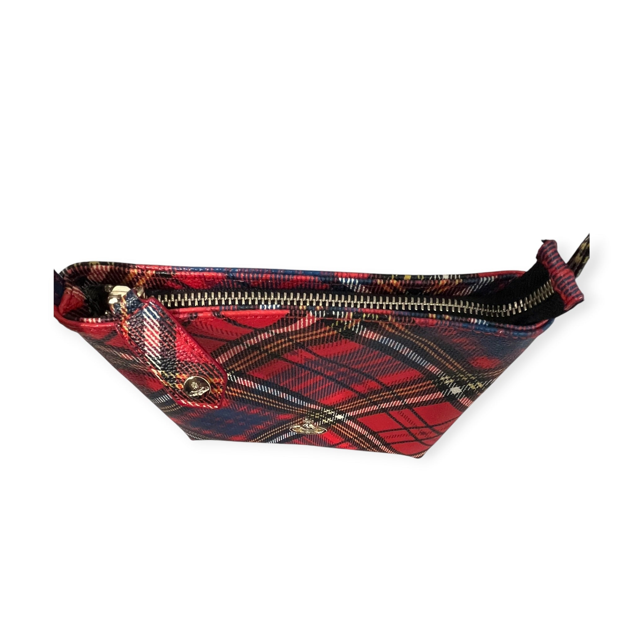 Vivienne Westwood/Cross Body Bag/Plaid/Leather/RED/PLAID MESSENGER CROSSBODY view 5