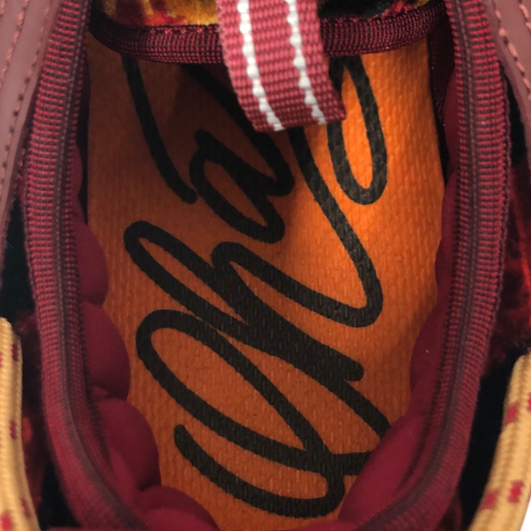 VERSACE/Low-Sneakers/EU 45/RED/CHAIN REACTION GOLD RED view 3