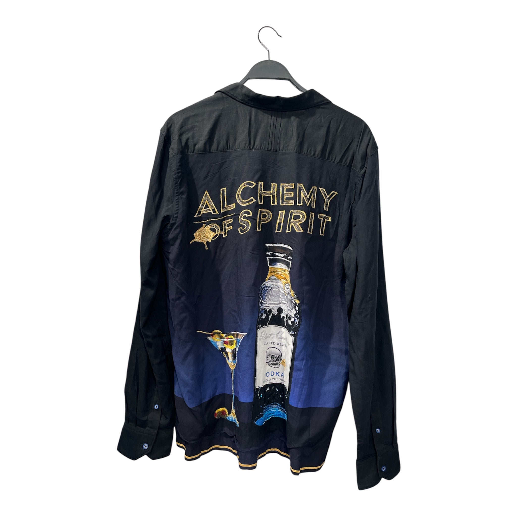 Robert Graham/LS Shirt/L/Cotton/BLK/Graphic/ALCHEMY OF SPIRIT view 2