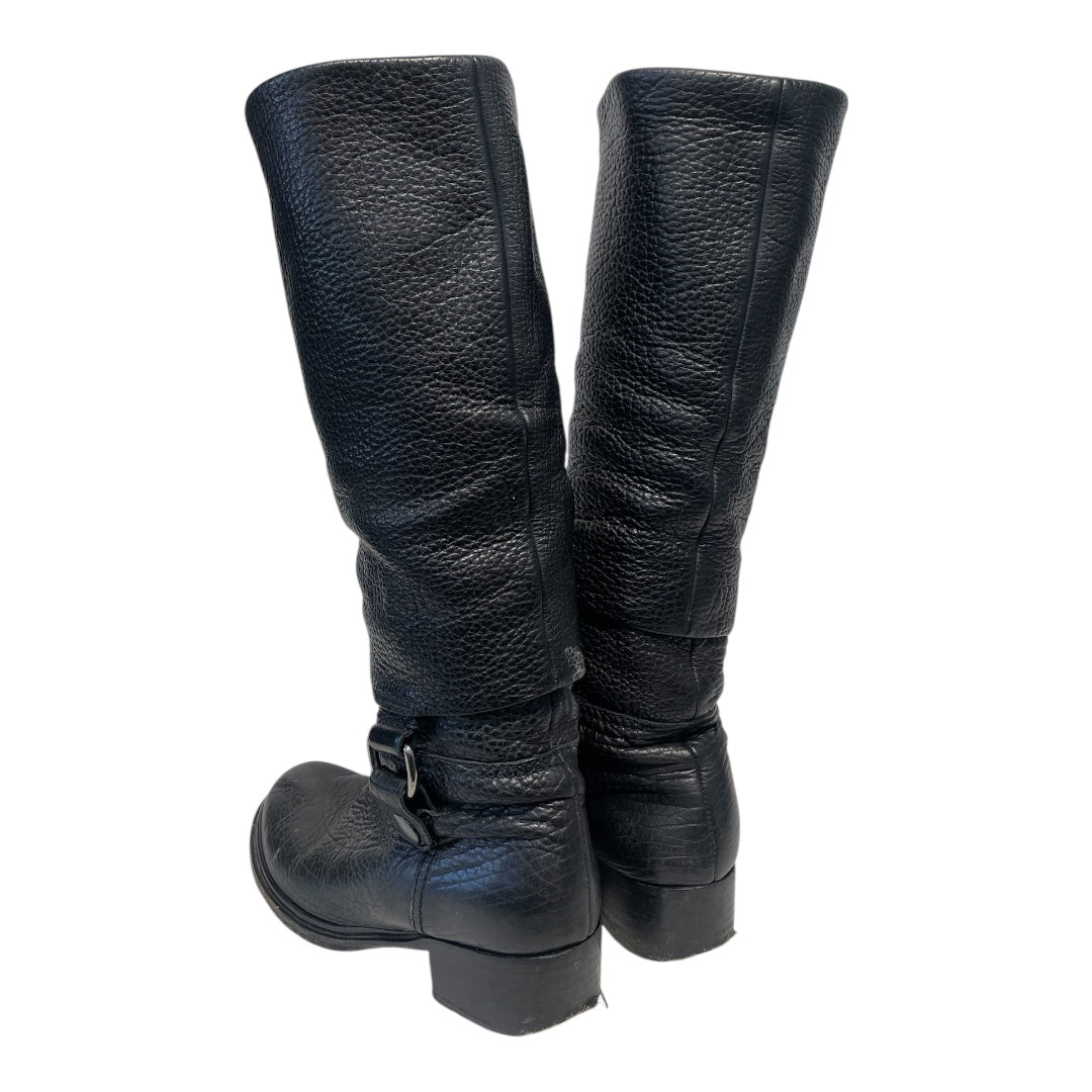 MIU MIU/Boots/EU 36/Leather/BLK/pebble leather view 2