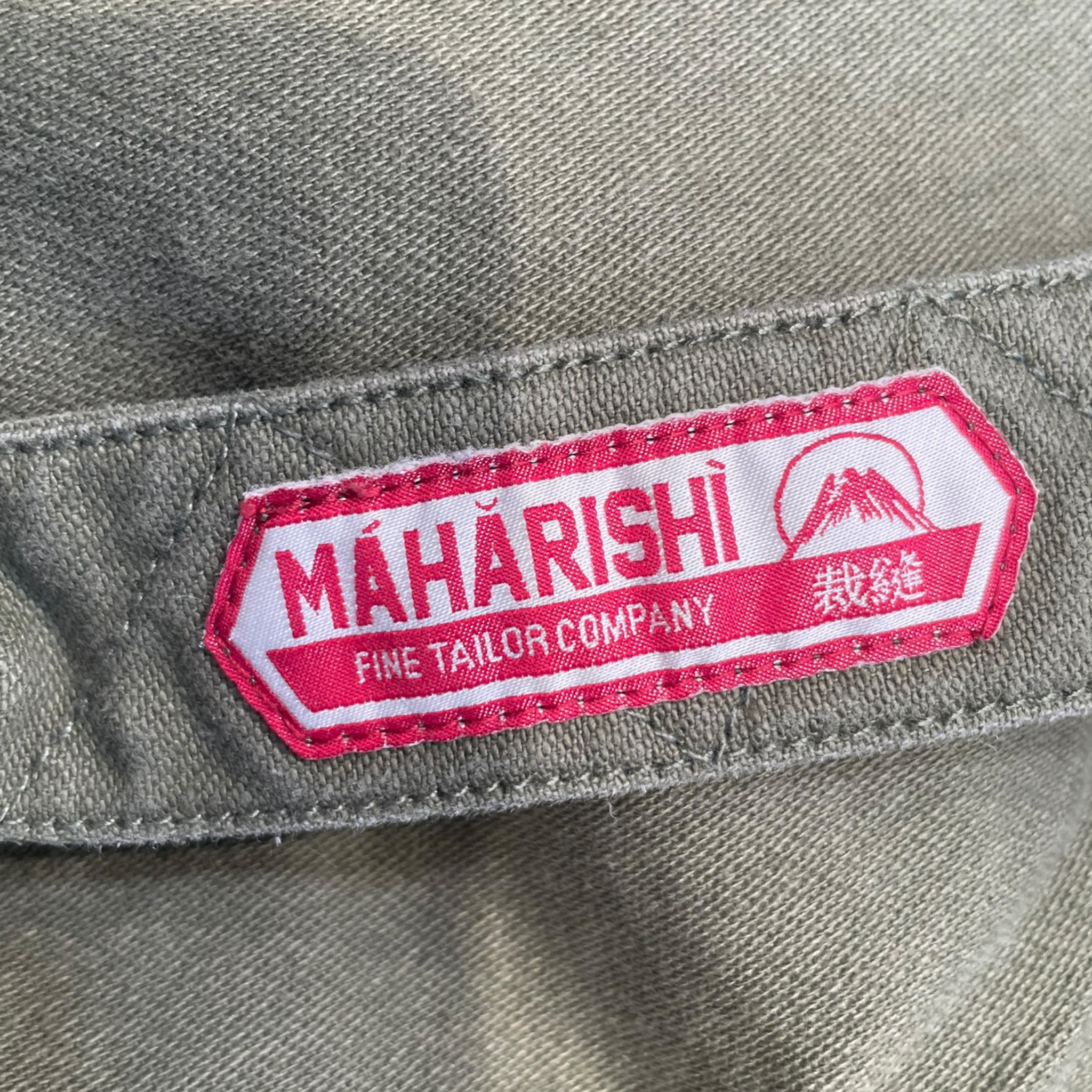 MAHARISHI/Jacket/XL/Cotton/GRN/side zip jacket view 5