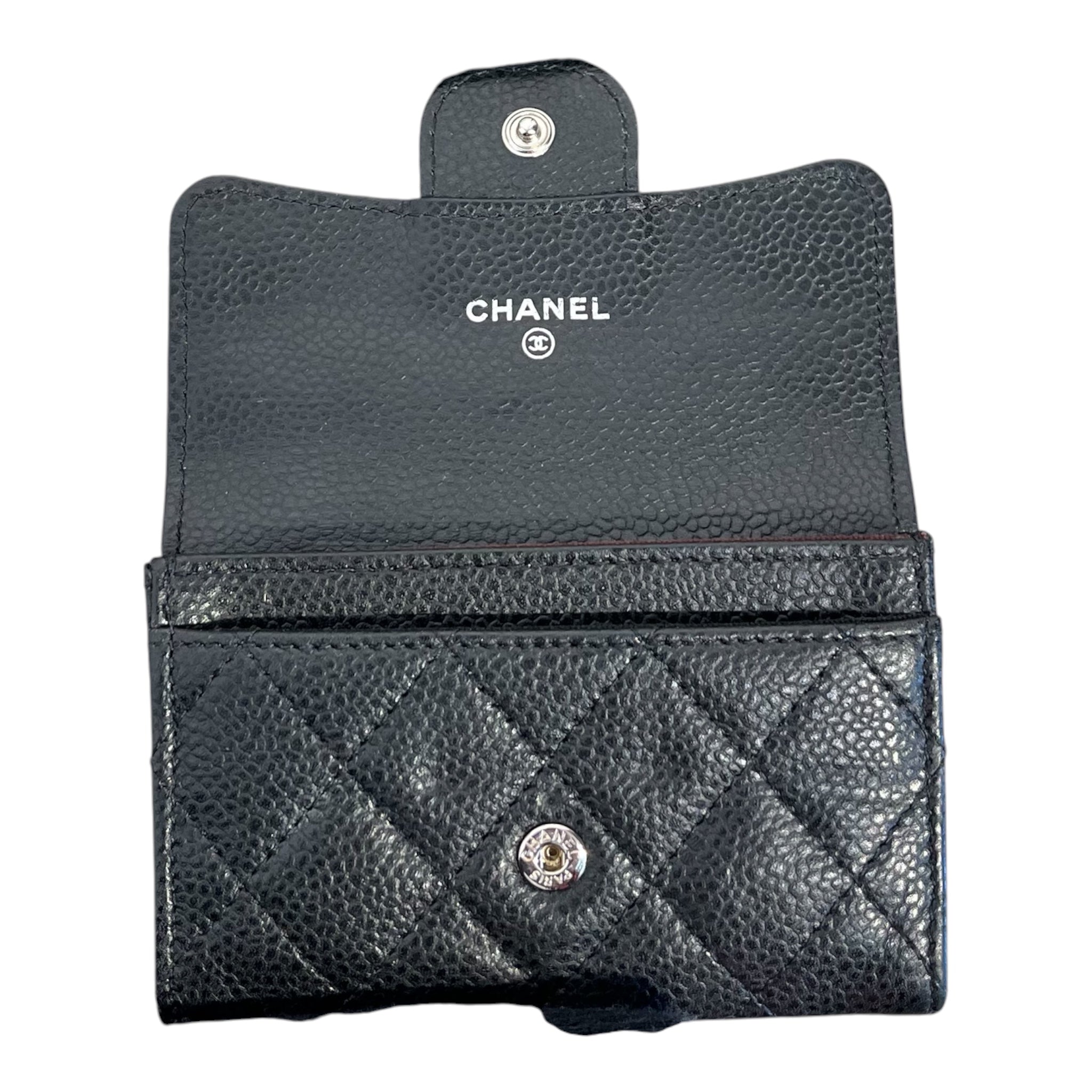 CHANEL/Wallet/Leather/BLK/L's/FLAP CARD HOLDER T0EC87PA view 5