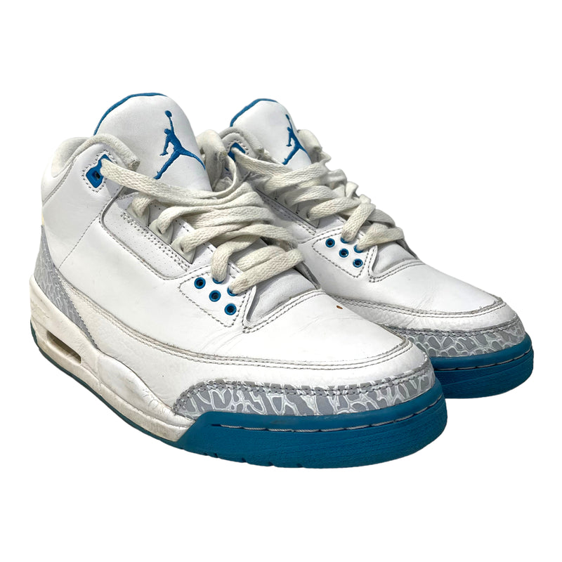 Jordan/Hi-Sneakers/US 9.5/Leather/WHT/AIR JORDAN 3 HARBOR BLUE