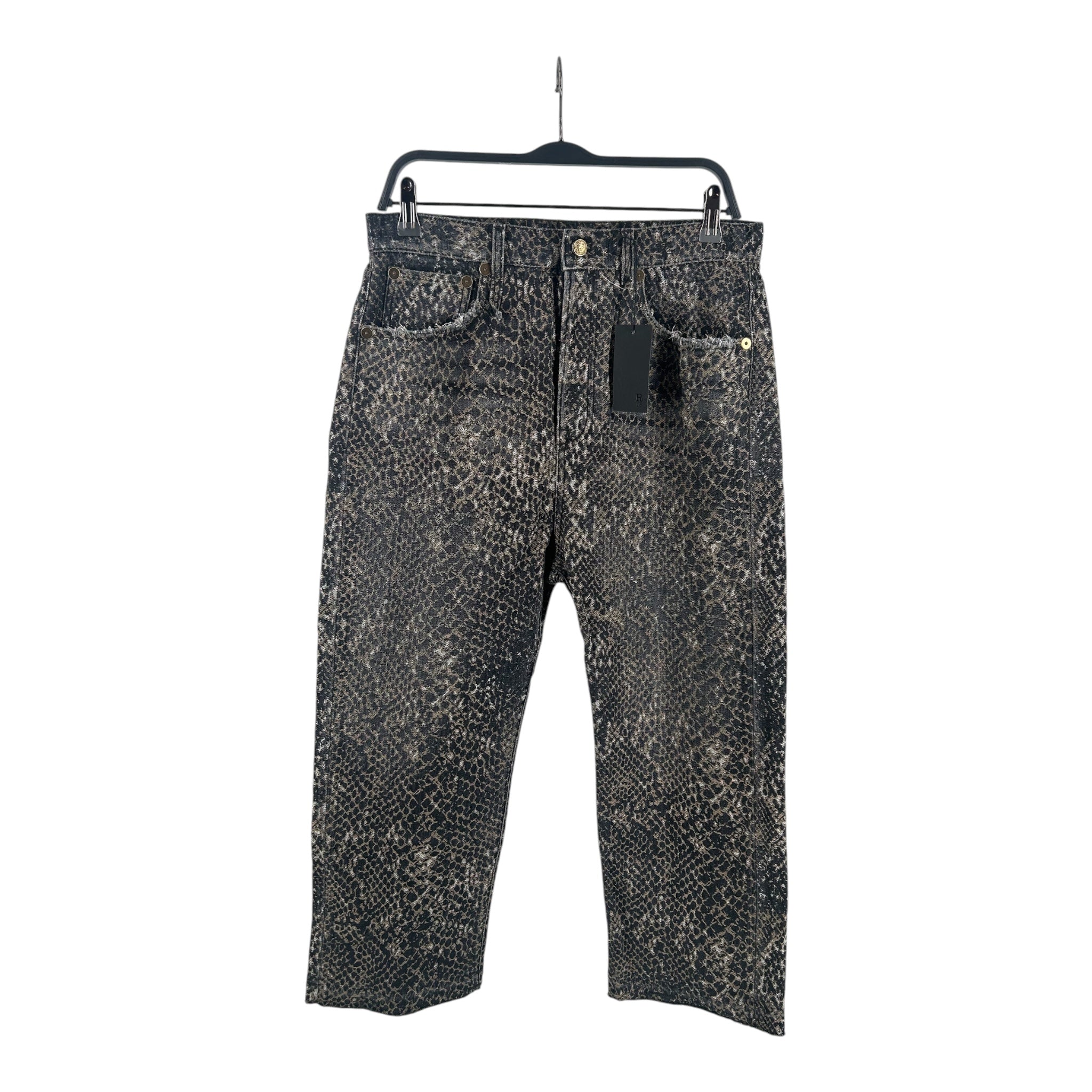 R13/Straight Pants/25/All Over Print/Cotton/MLT/tailored drop view 1