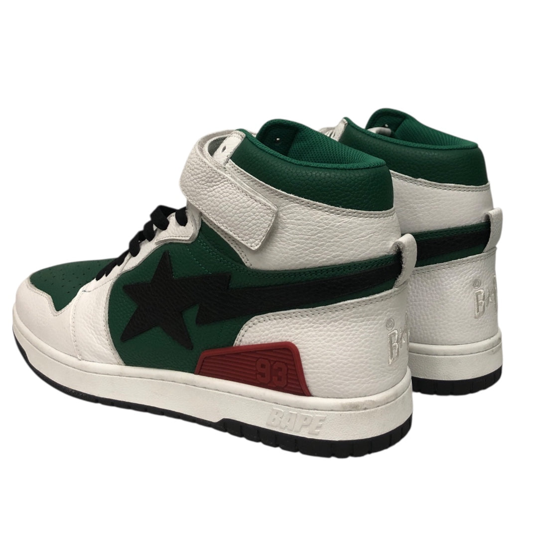 BAPE STA!/Hi-Sneakers/US 13/Cotton/GRN/GREEN WHITE RED 93 view 2
