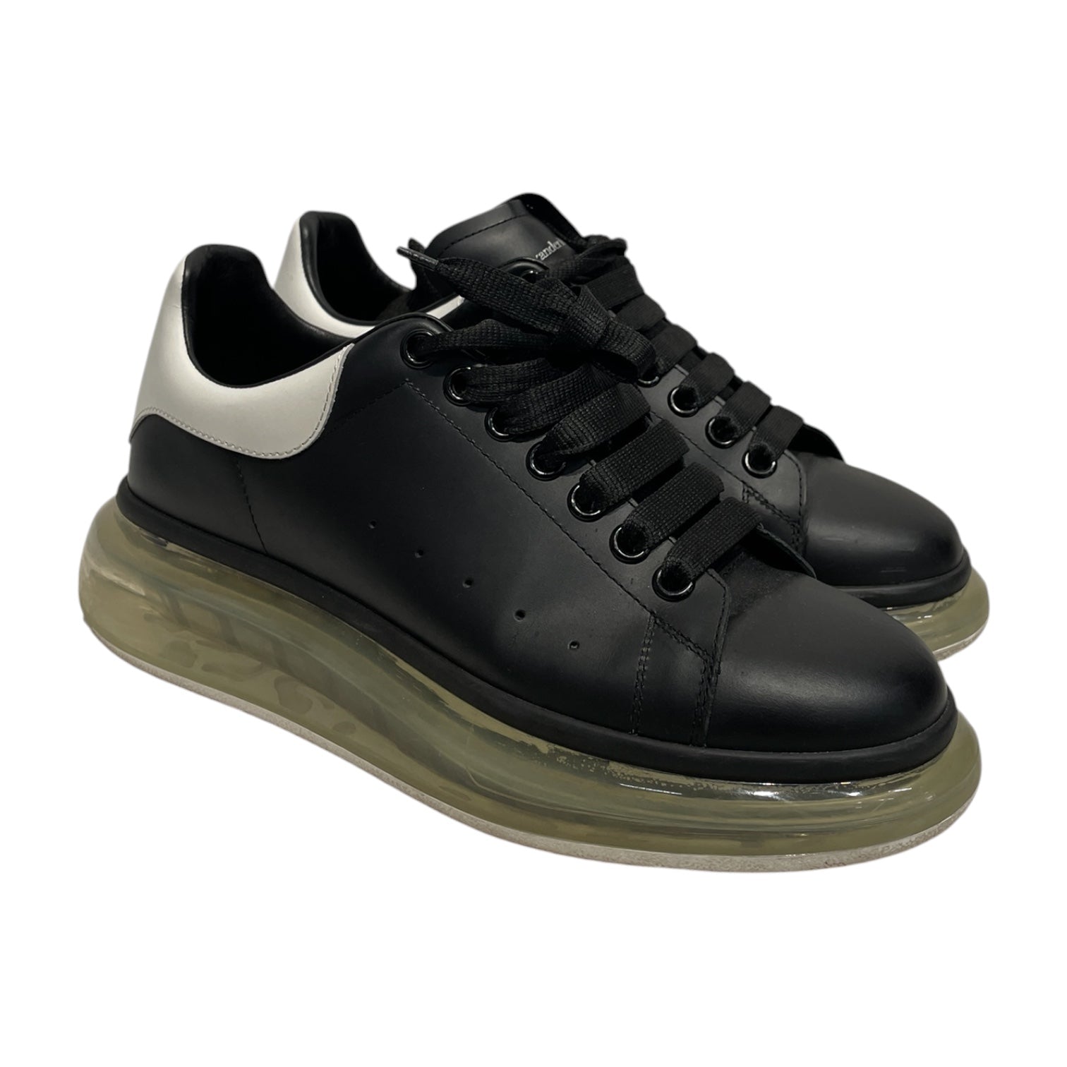 Alexander McQueen/Low-Sneakers/EU 40/BLK/604232 Transparent sole view 1