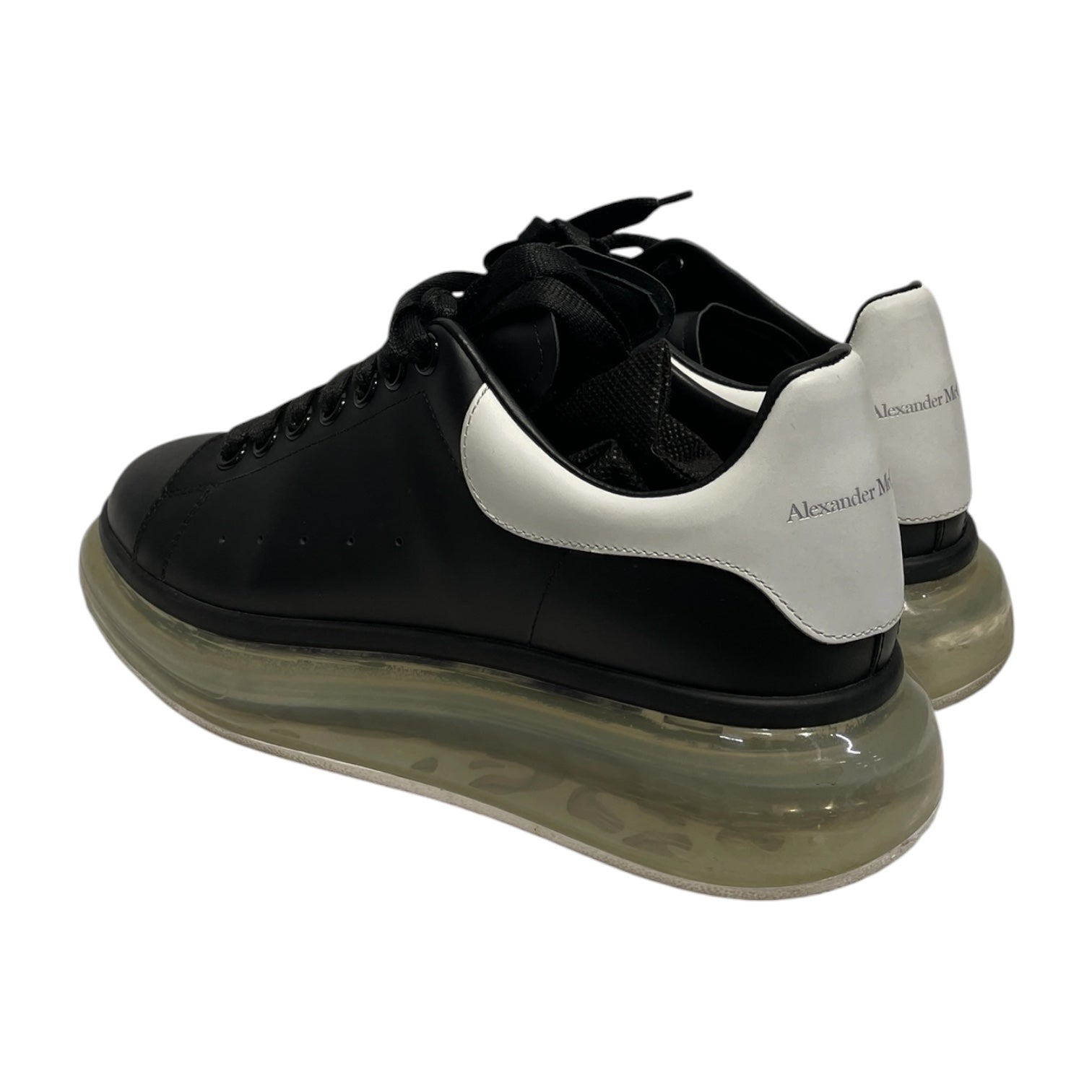 Alexander McQueen/Low-Sneakers/EU 40/BLK/604232 Transparent sole view 2