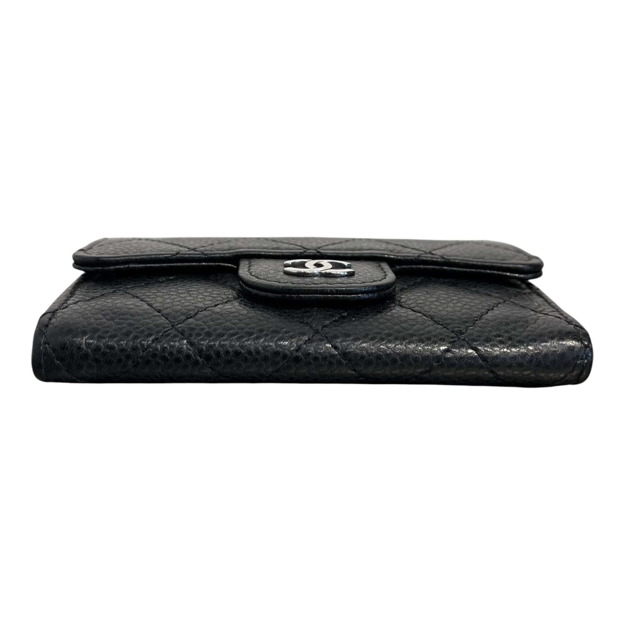 CHANEL/Wallet/Leather/BLK/L's/FLAP CARD HOLDER T0EC87PA view 3