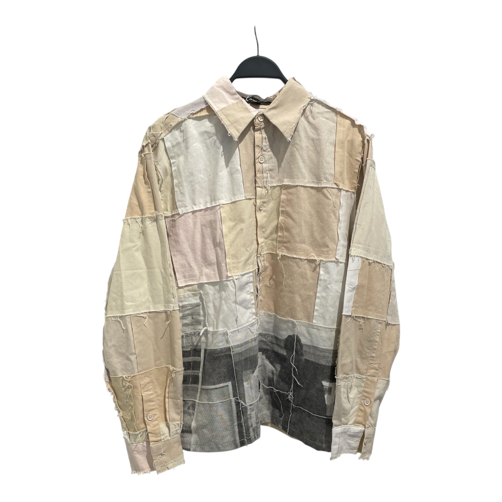 KIDSUPER STUDIOS/LS Shirt/L/Cotton/BEG/ view 1