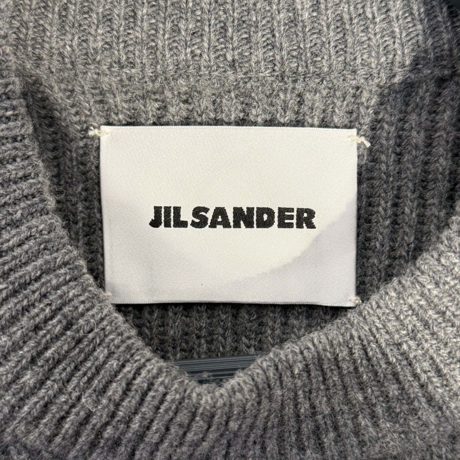 JIL SANDER/Sweatshirt/L/Wool/SLV/wool mock neck poncho view 3