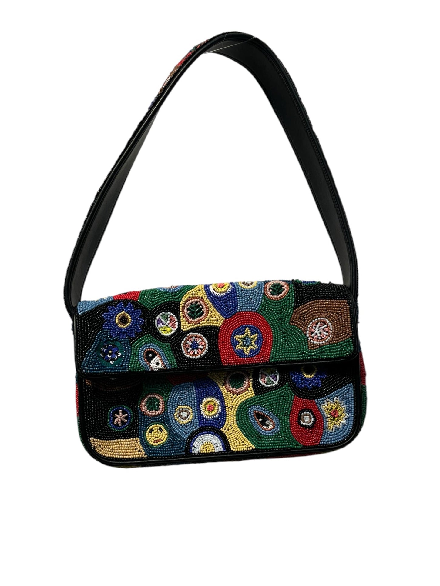 STAUD/Hand Bag/Graphic/Faux Leather/MLT/BEADED TOMMY view 1