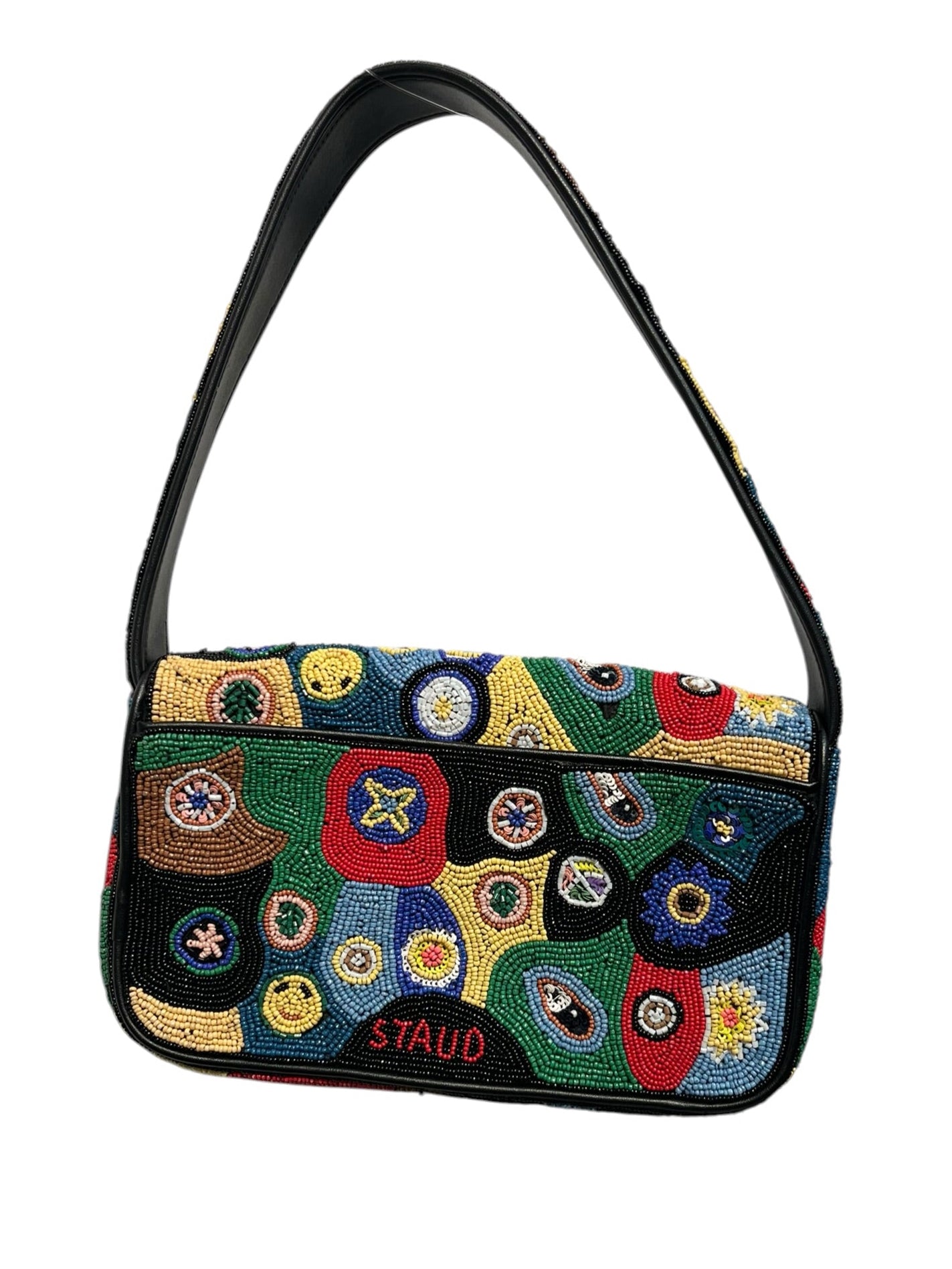 STAUD/Hand Bag/Graphic/Faux Leather/MLT/BEADED TOMMY view 2
