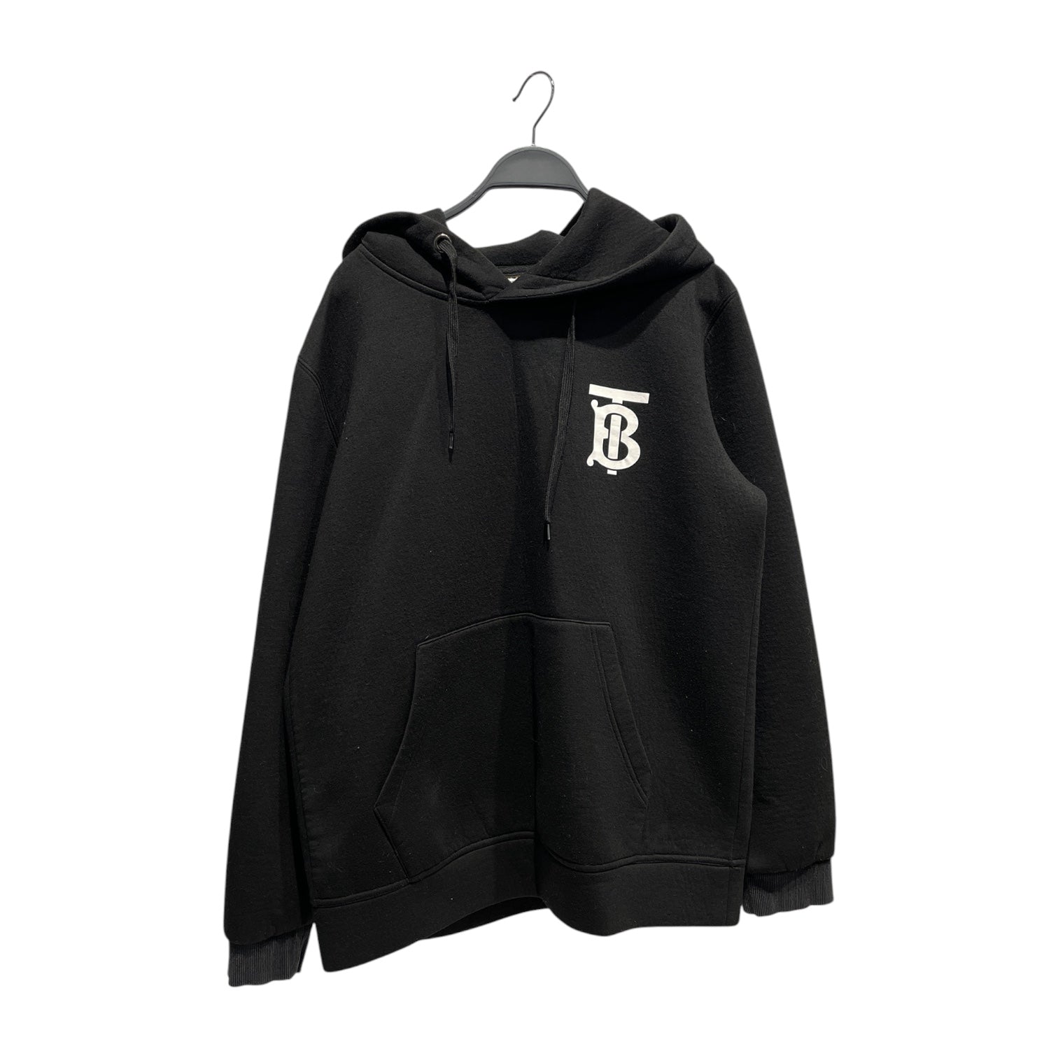 BURBERRY LONDON/Heavy Sweater/M/Cotton/BLK/TB CREST view 1