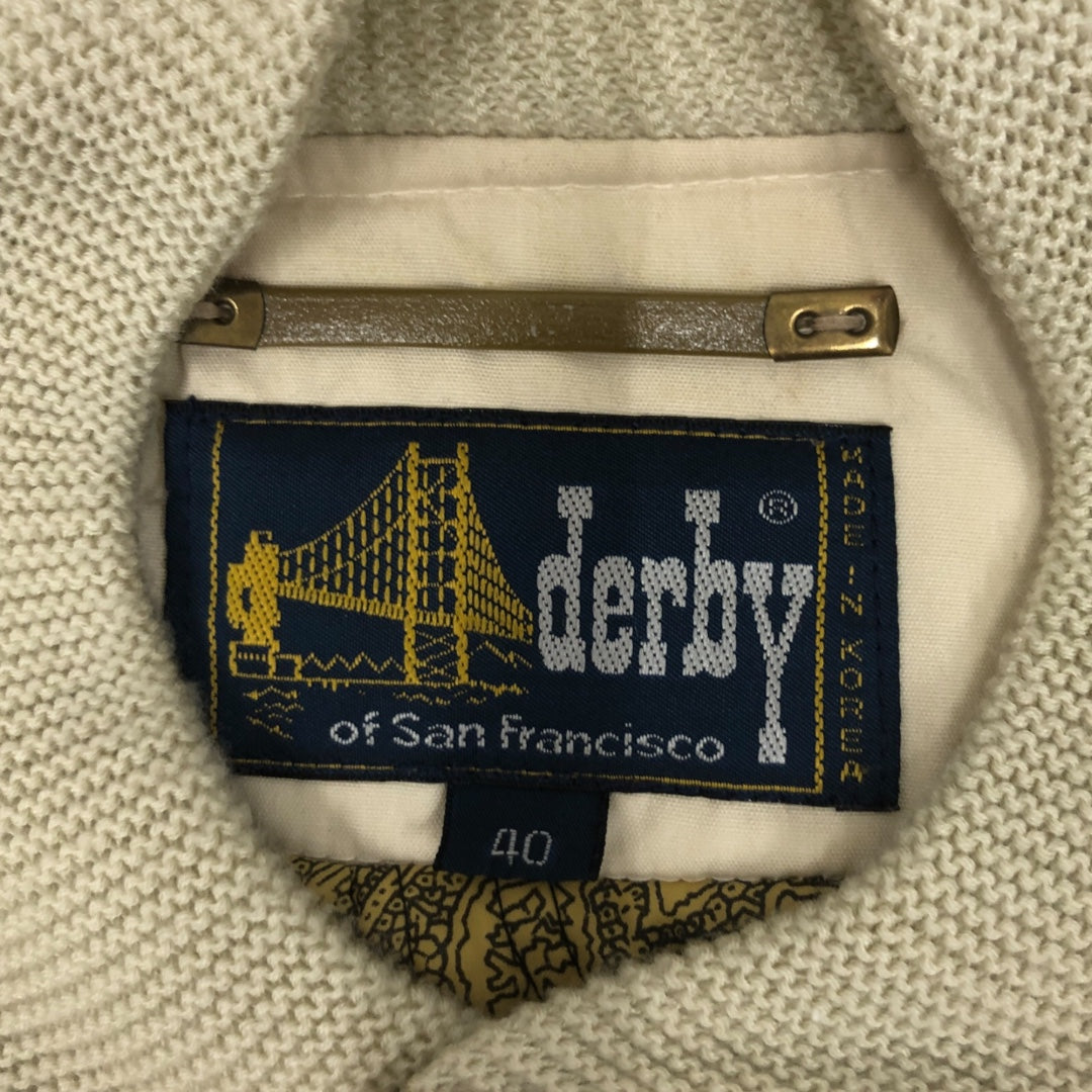 DERBY OF SAN FRANCISCO/Souvenir Jkt/M/Nylon/CRM/PAISLEY LINING view 3