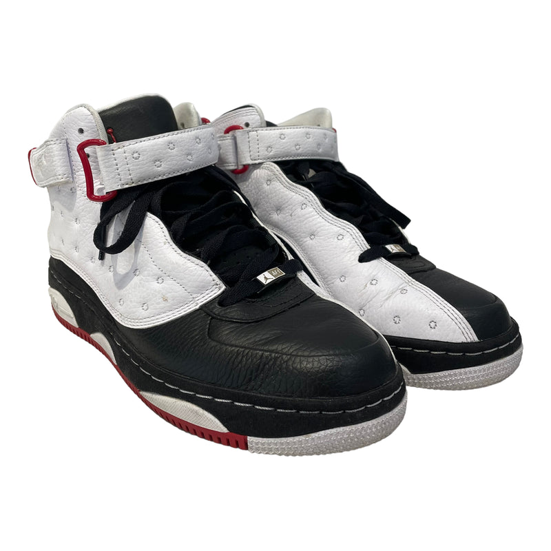 Jordan/Hi-Sneakers/US 9/Leather/WHT/AIR JORDAN 13 FUSION