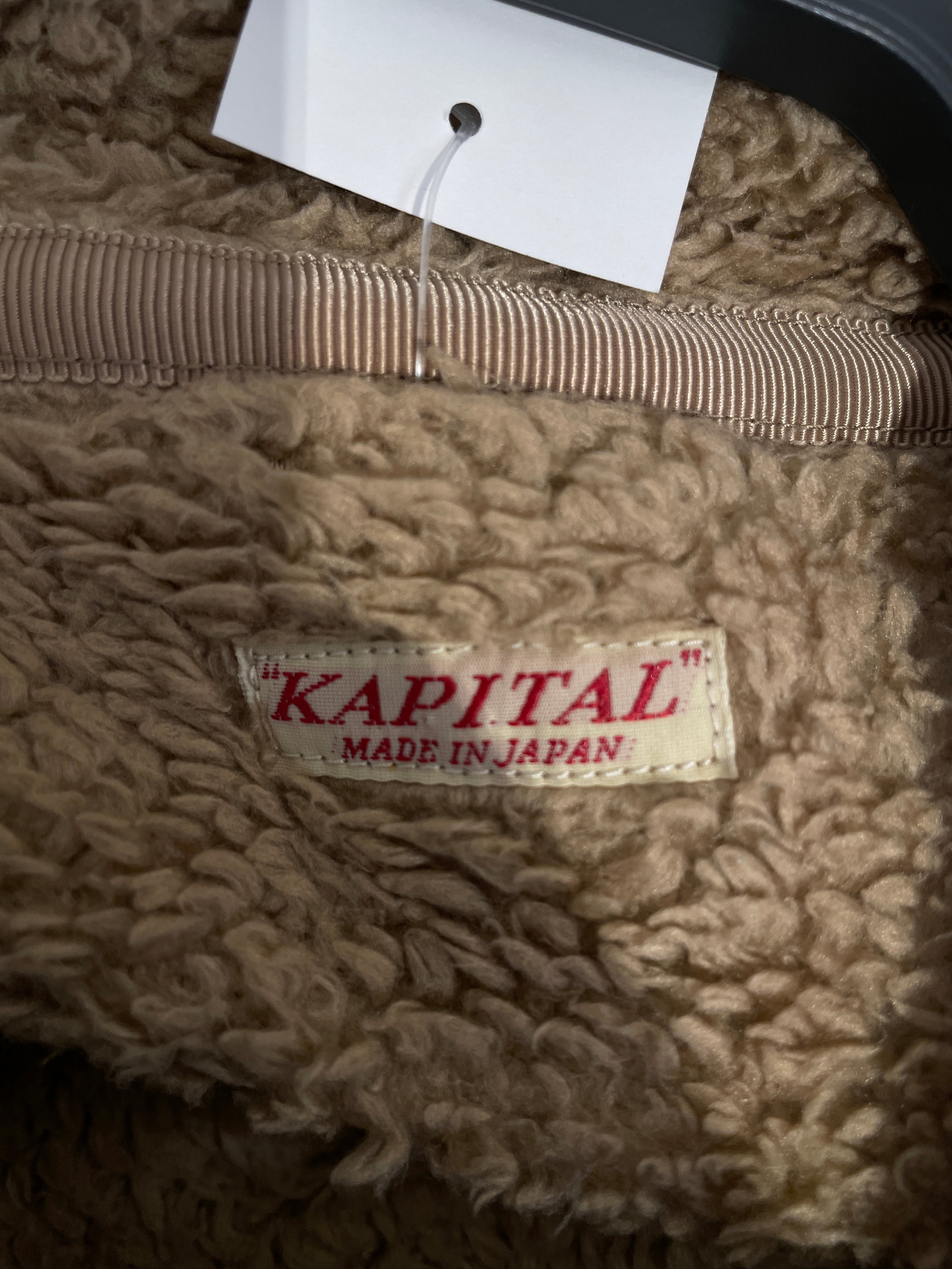 KAPITAL/Fleece Jkt/3/Polyester/GRN/All Over Print/Yosemite Arabesque Fleece view 3