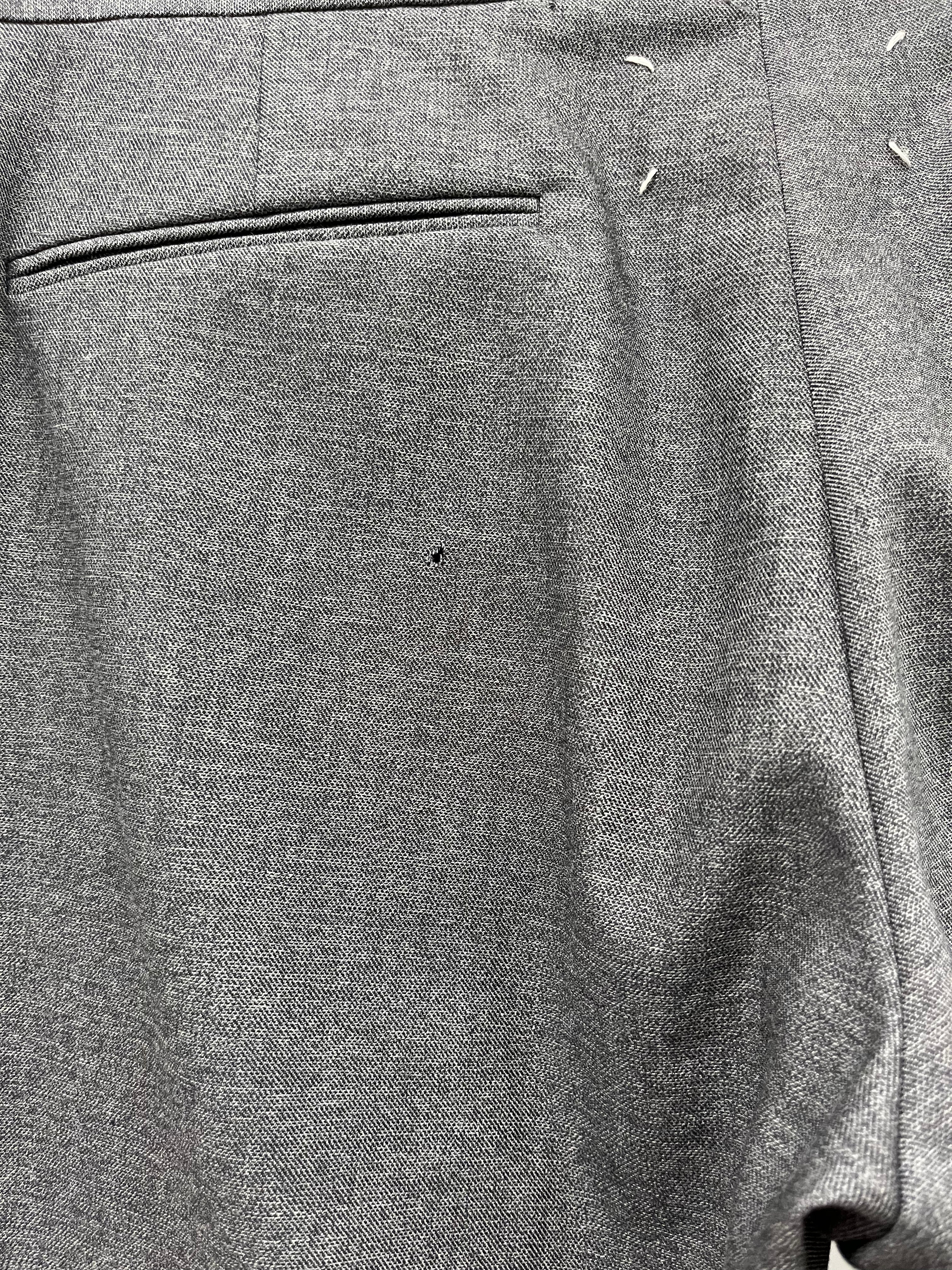 Maison Margiela/Slacks/54/Cotton/GRY/DRAWSTRING SLACKS view 4