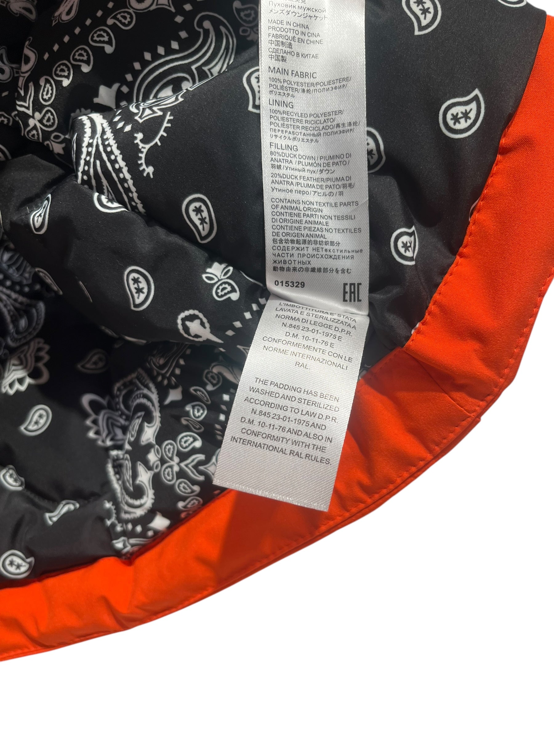 SAINT BARTH/Coat/M/Polyester/ORN/MAN HOODED ORANGE PARKA view 8