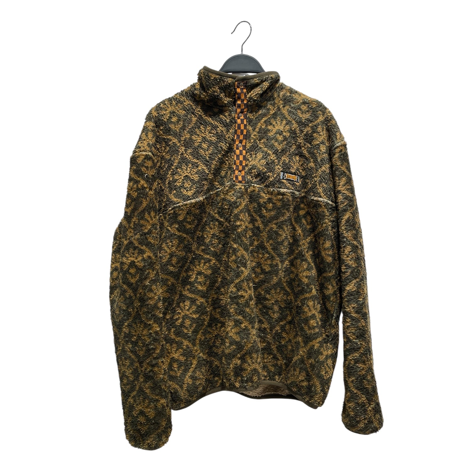 KAPITAL/Fleece Jkt/3/Polyester/GRN/All Over Print/Yosemite Arabesque Fleece view 1