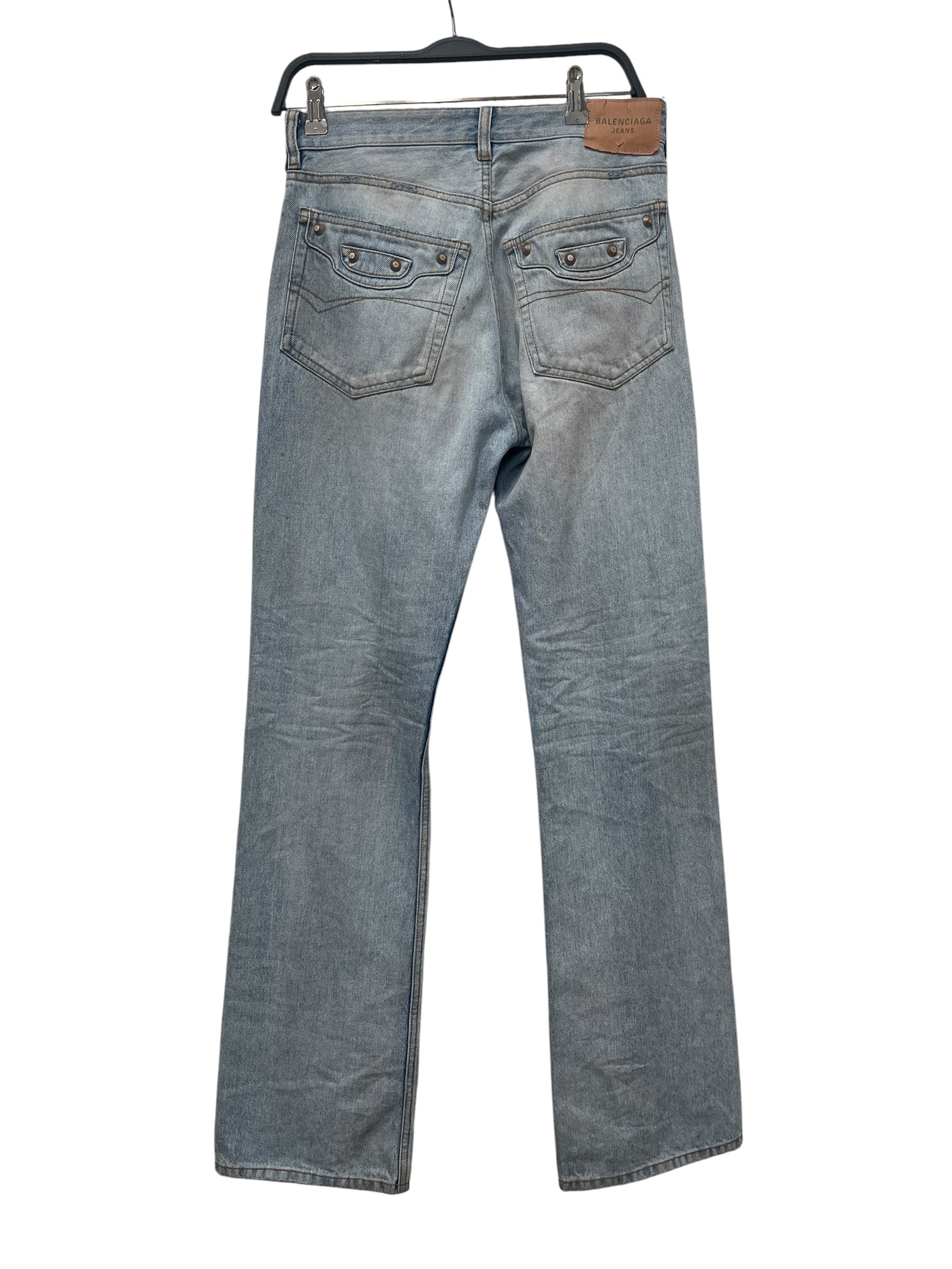 BALENCIAGA/Straight Pants/27/Denim/IDG/CITYBAGSTUDS2025 view 2