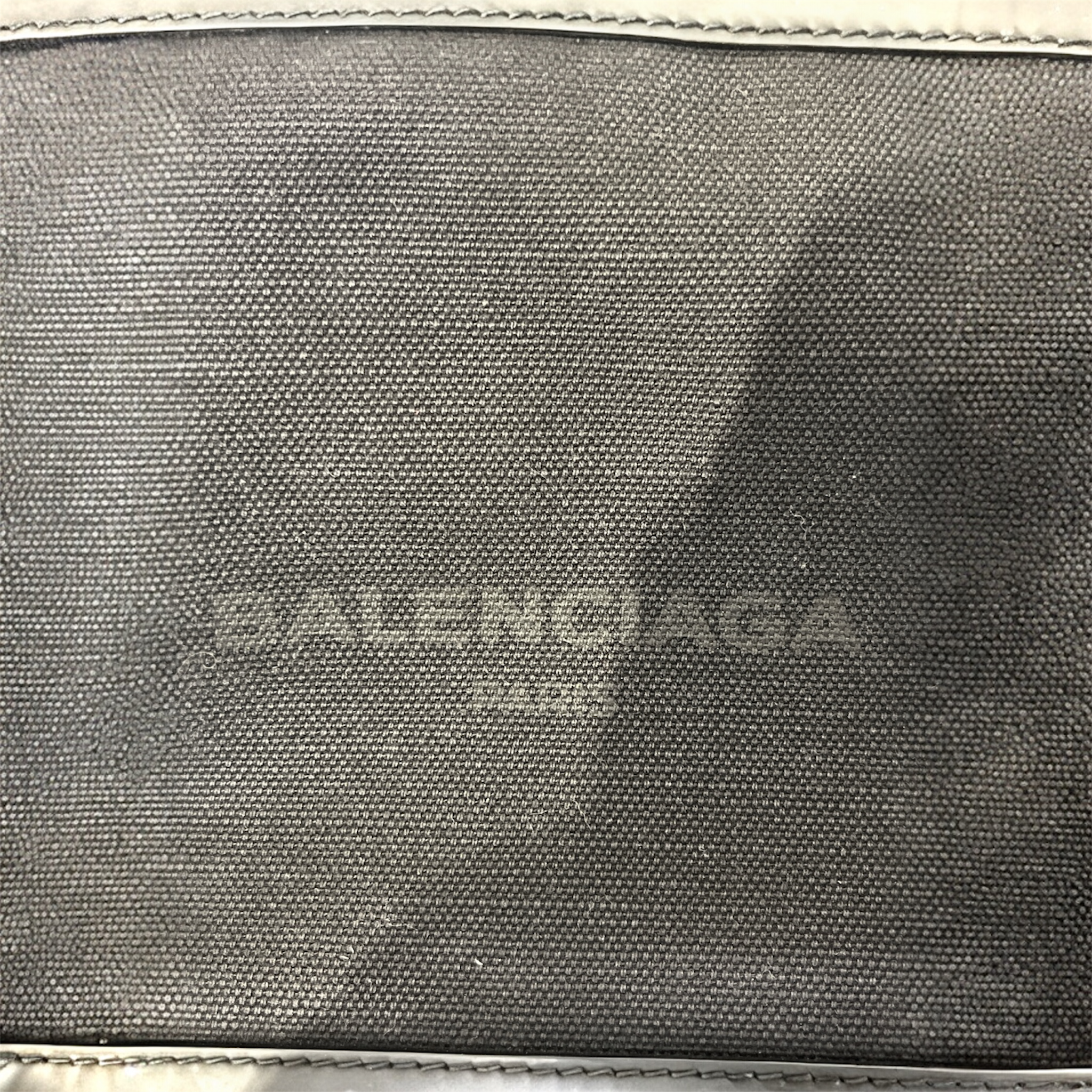 BALENCIAGA/Clutch Bag/Cotton/BLK/BLACK CANVAS LEATHER TRIM view 4