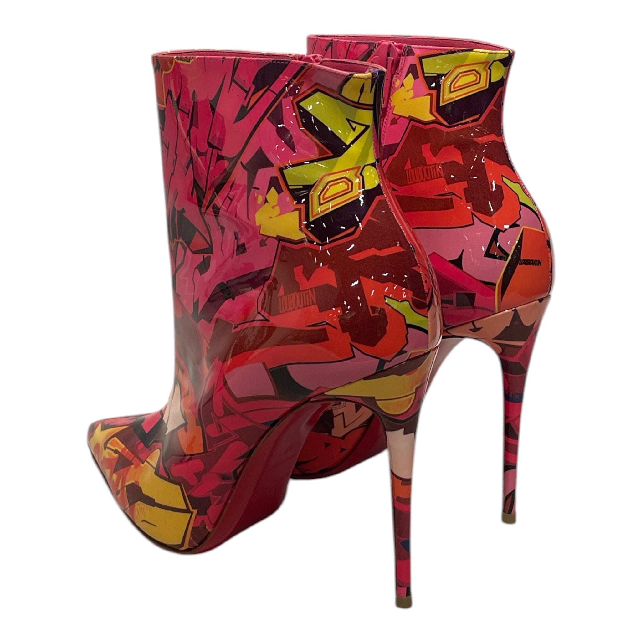 Christian Louboutin/Heels/EU 37/All Over Print/Leather/PNK/ view 2