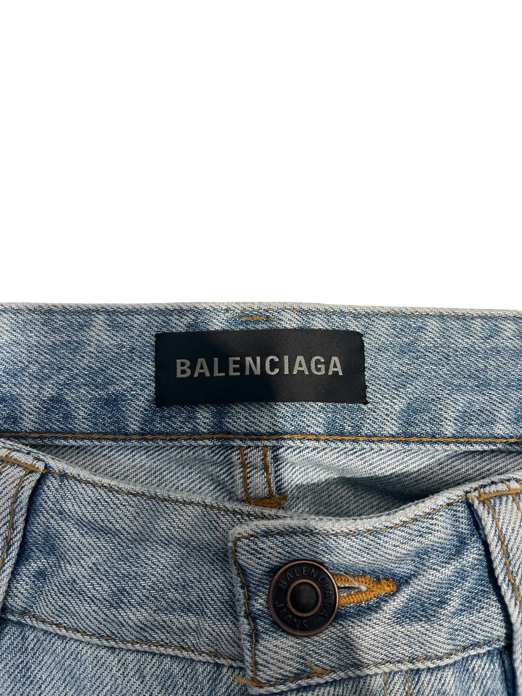 BALENCIAGA/Straight Pants/27/Denim/IDG/CITYBAGSTUDS2025 view 3