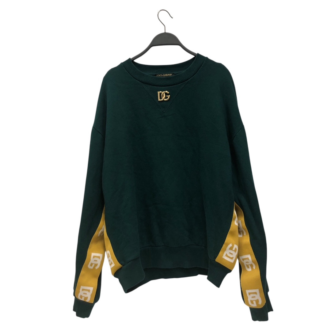 DOLCE&GABBANA/Sweatshirt/50/Cotton/GRN/GOLD DG LOGO view 1