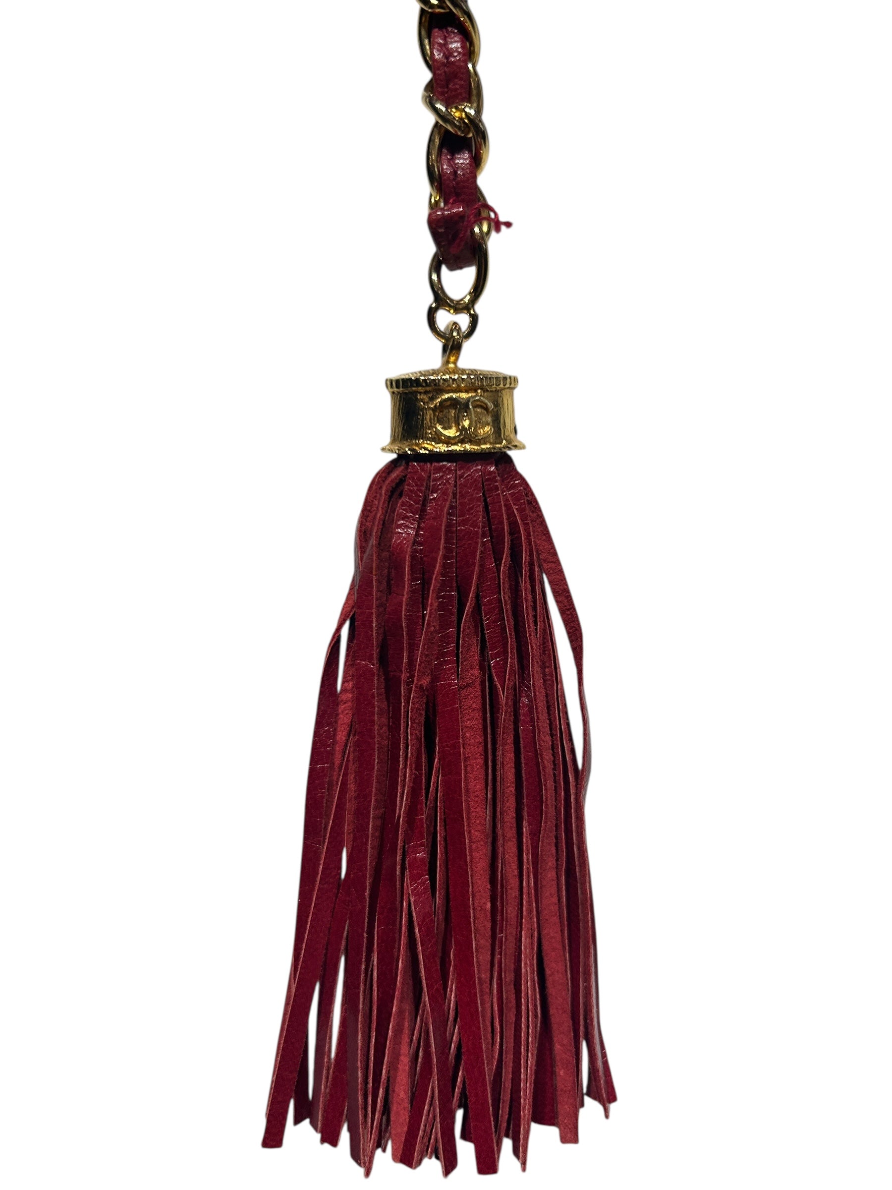 CHANEL/Vintage/Clutch Bag/RED/Mini Satin Camera view 4