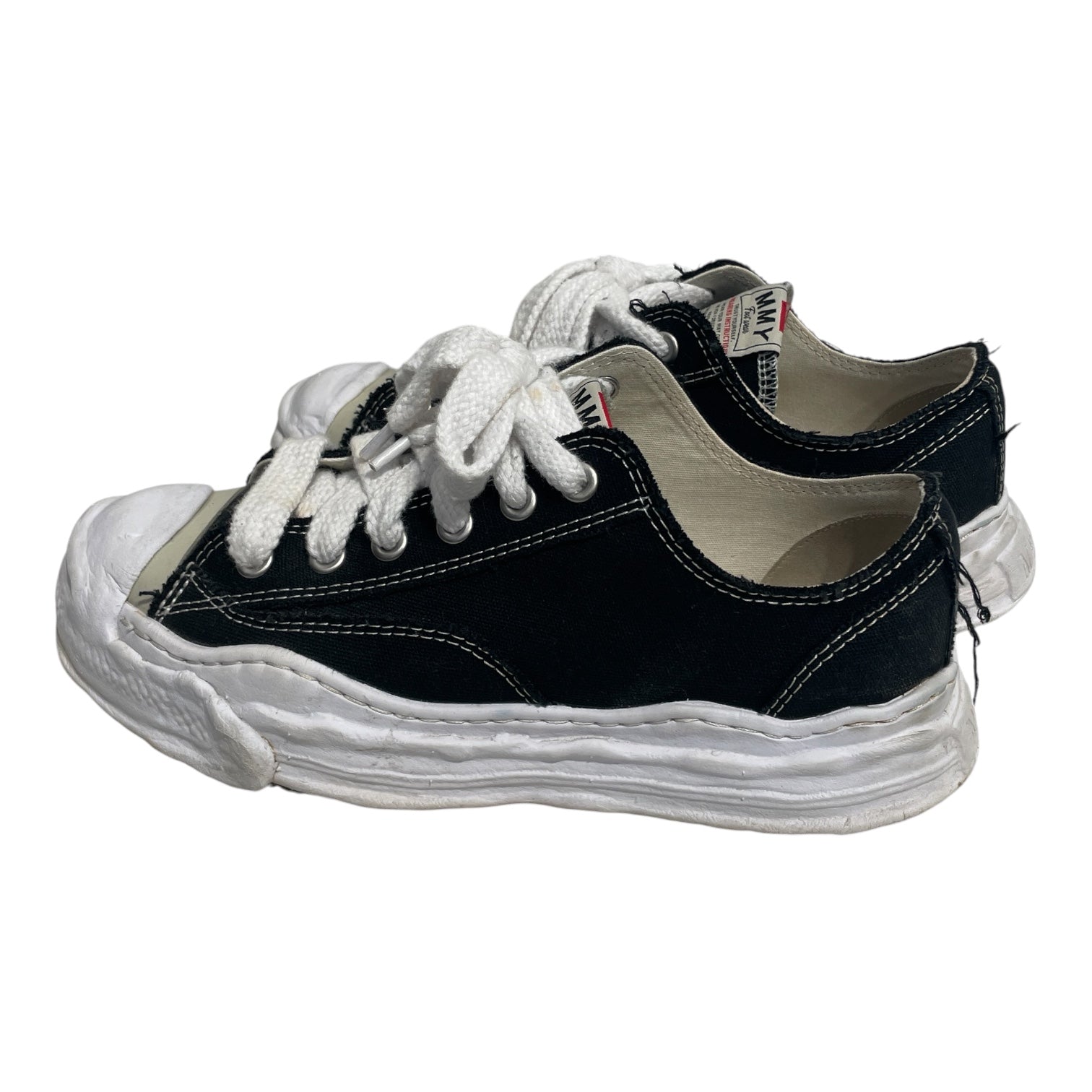 MIHARA YASUHIRO/Low-Sneakers/EU 42/Cotton/BLK/peterson view 2