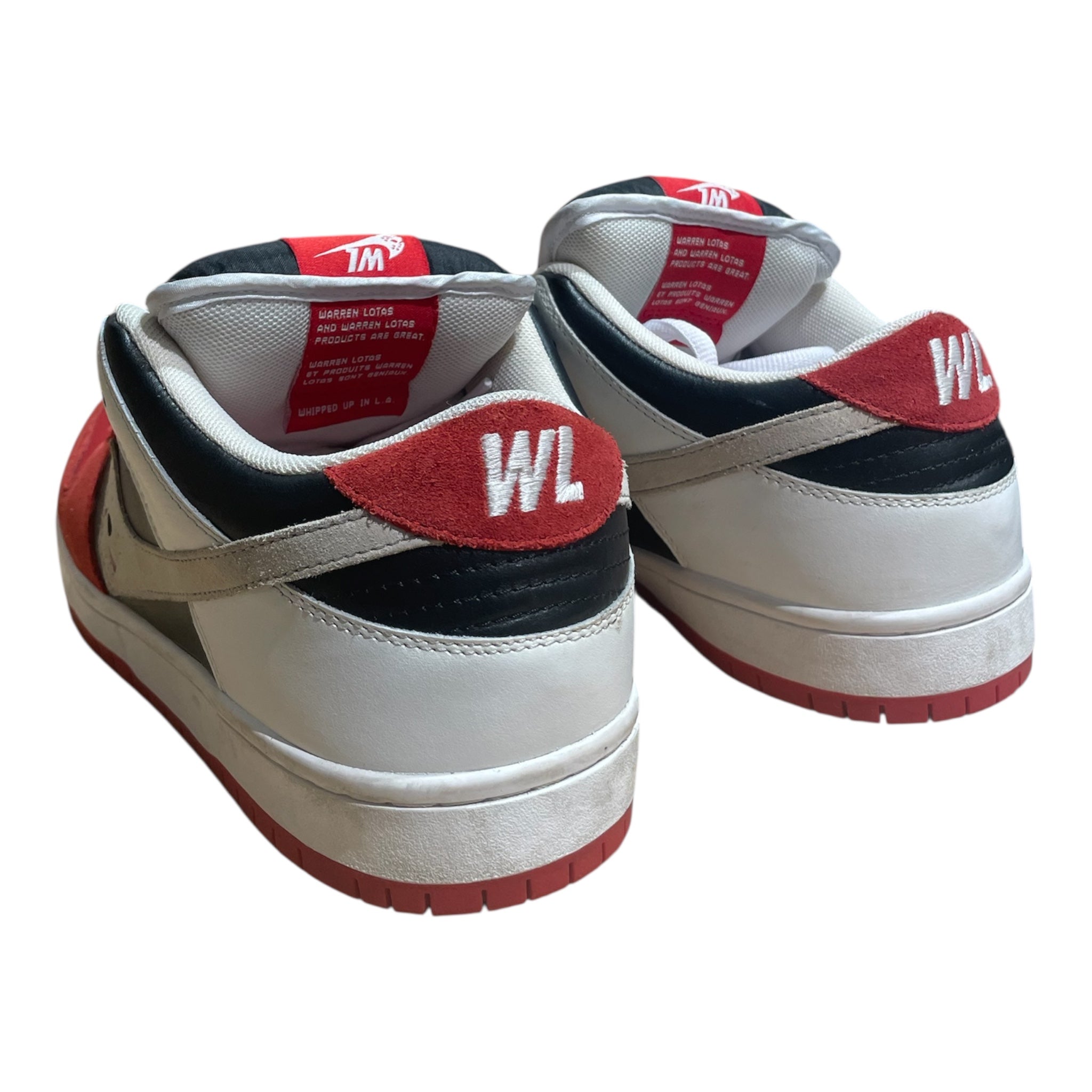 WARREN LOTAS/Low-Sneakers/US 10.5/Cotton/RED/JASON view 2
