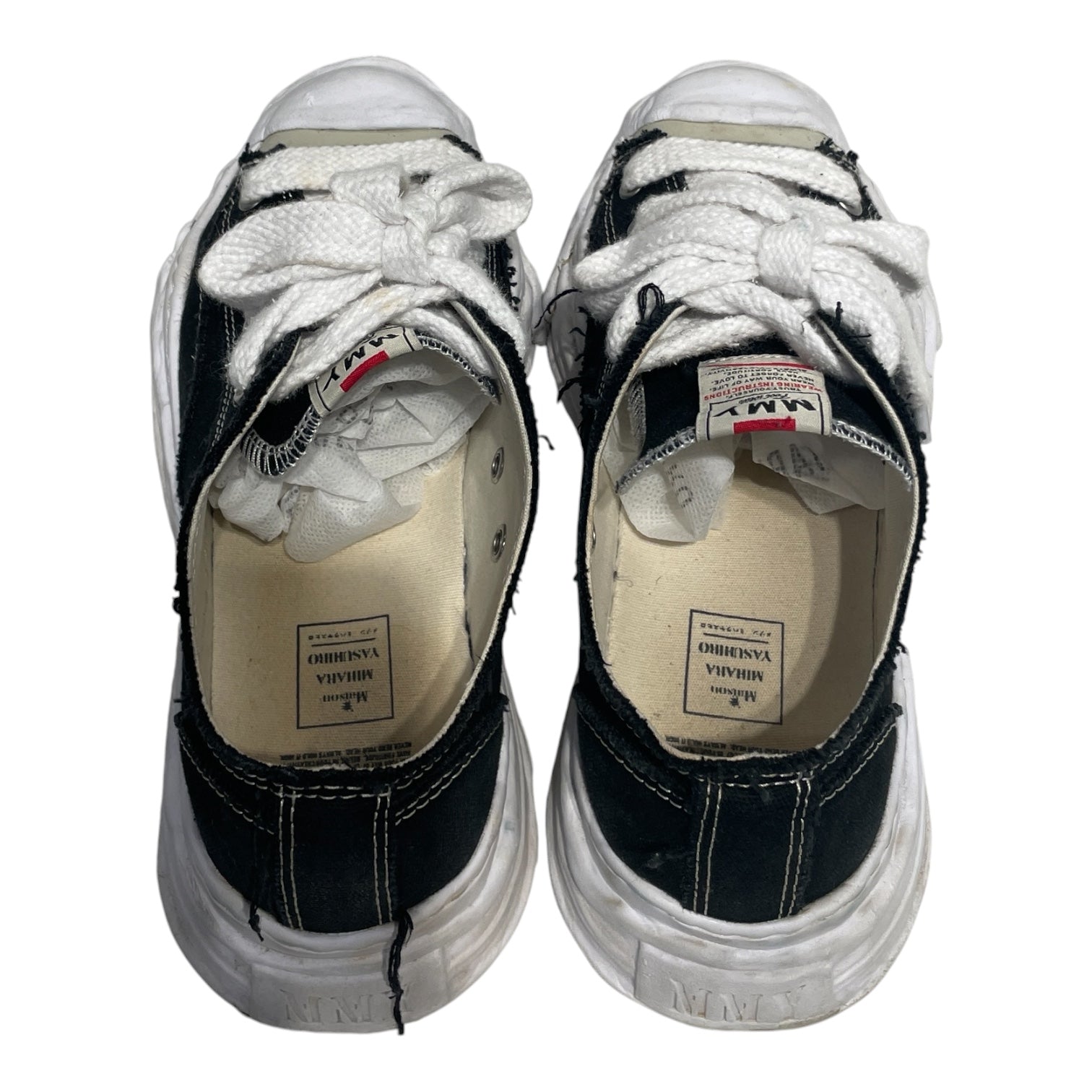 MIHARA YASUHIRO/Low-Sneakers/EU 42/Cotton/BLK/peterson view 3
