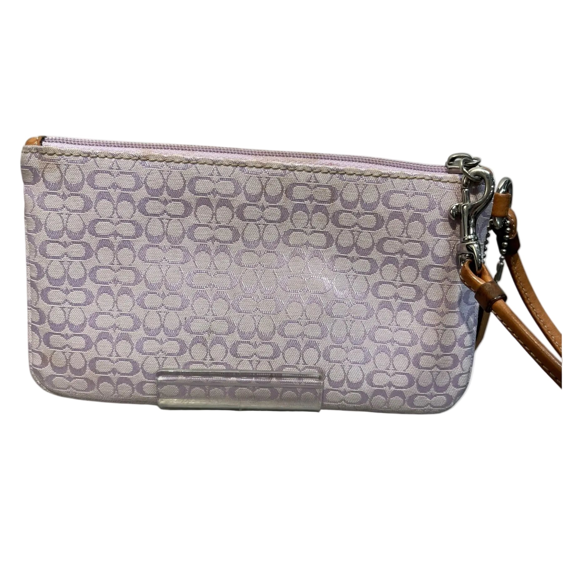 COACH/Clutch Bag/Monogram/Cotton/PNK/SIGNATURE C SOHO WRISTLET view 2