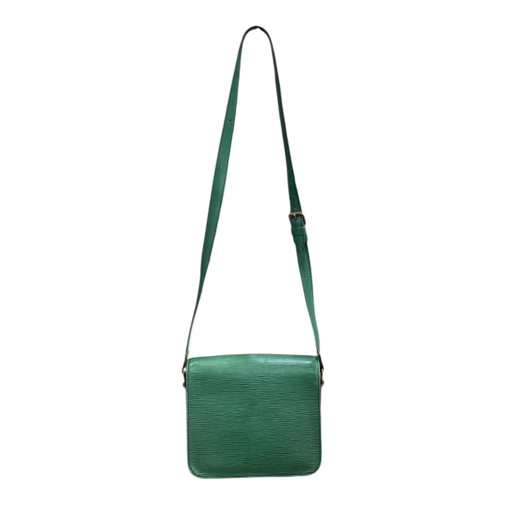 LOUIS VUITTON/Hand Bag/Leather/GRN/n/a view 2
