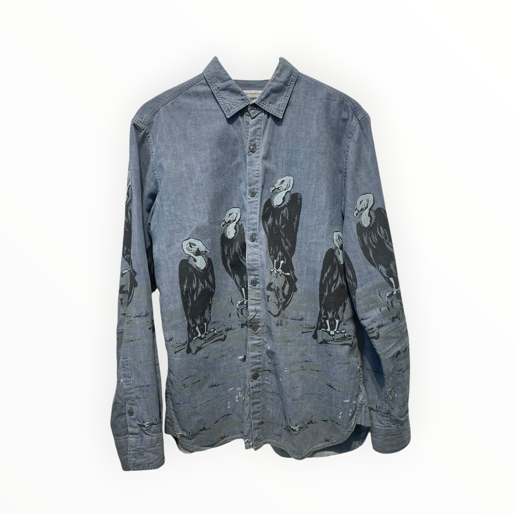 NEIGHBORHOOD/LS Shirt/3/Cotton/BLU/Graphic/svg archives by neighborhood view 1