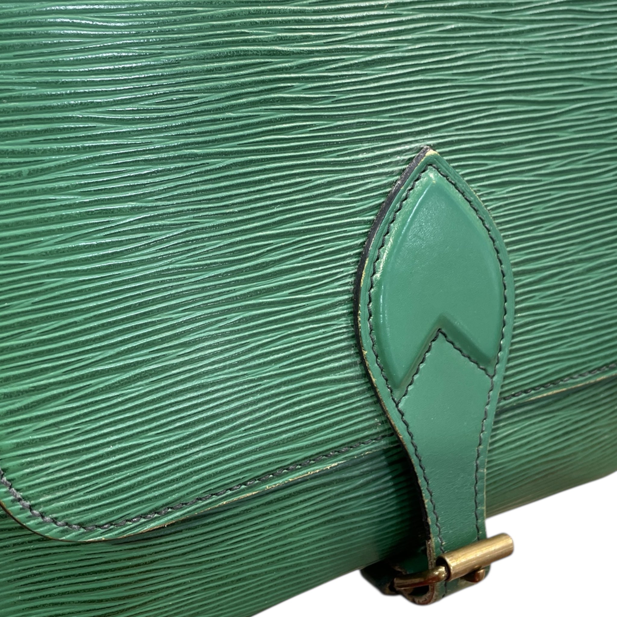 LOUIS VUITTON/Hand Bag/Leather/GRN/n/a view 3