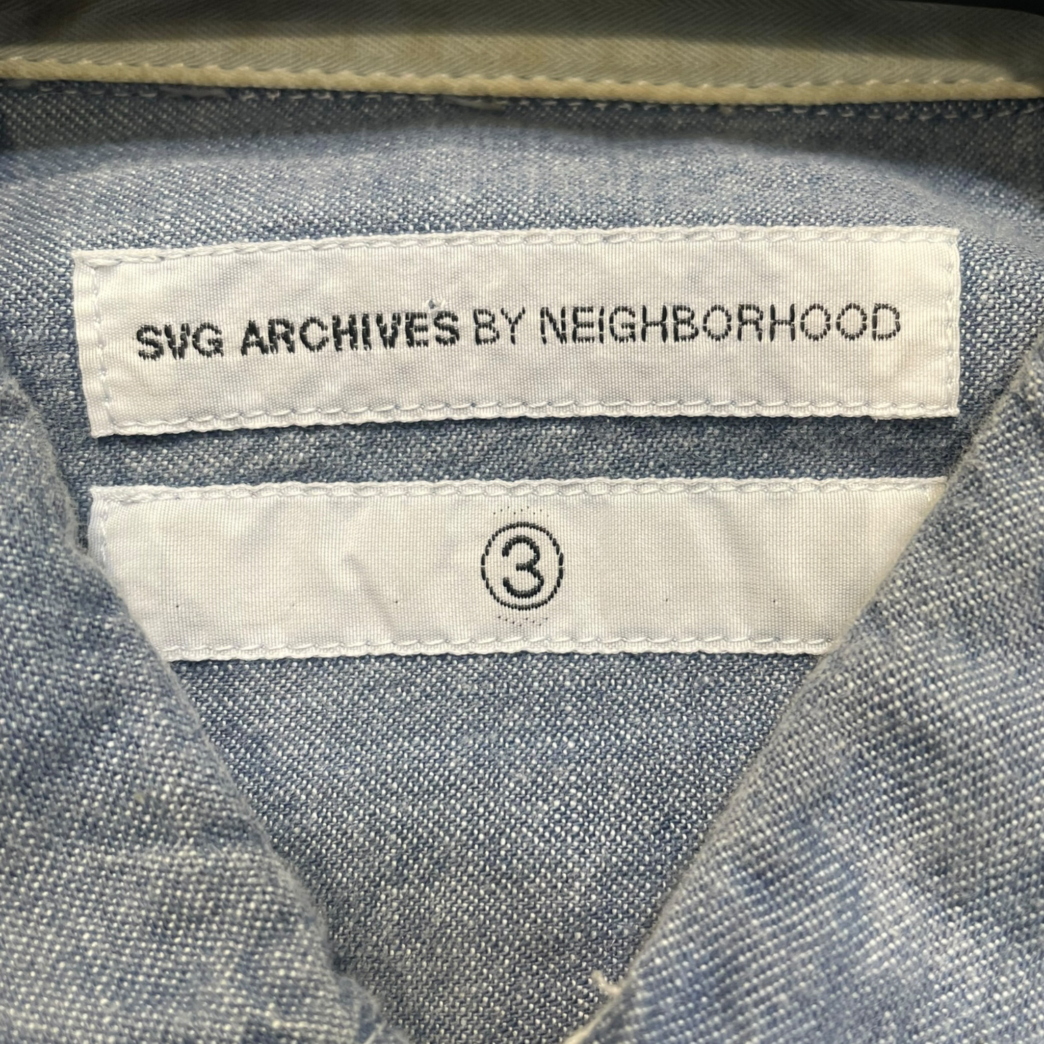 NEIGHBORHOOD/LS Shirt/3/Cotton/BLU/Graphic/svg archives by neighborhood view 3