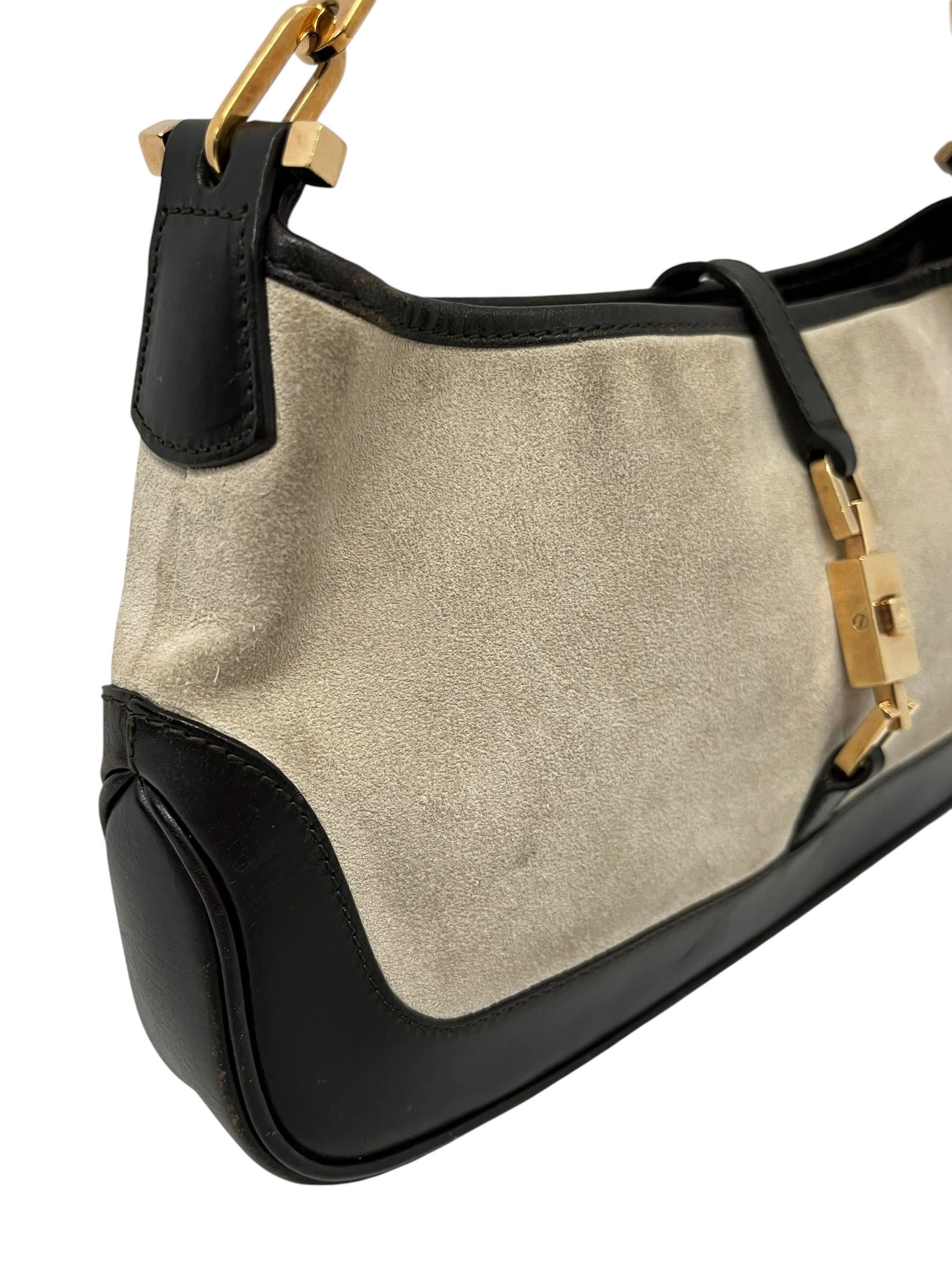 GUCCI/Hand Bag/Border/Leather/CRM/JACKIE 1961 BEIGE CHAIN STRAP view 8